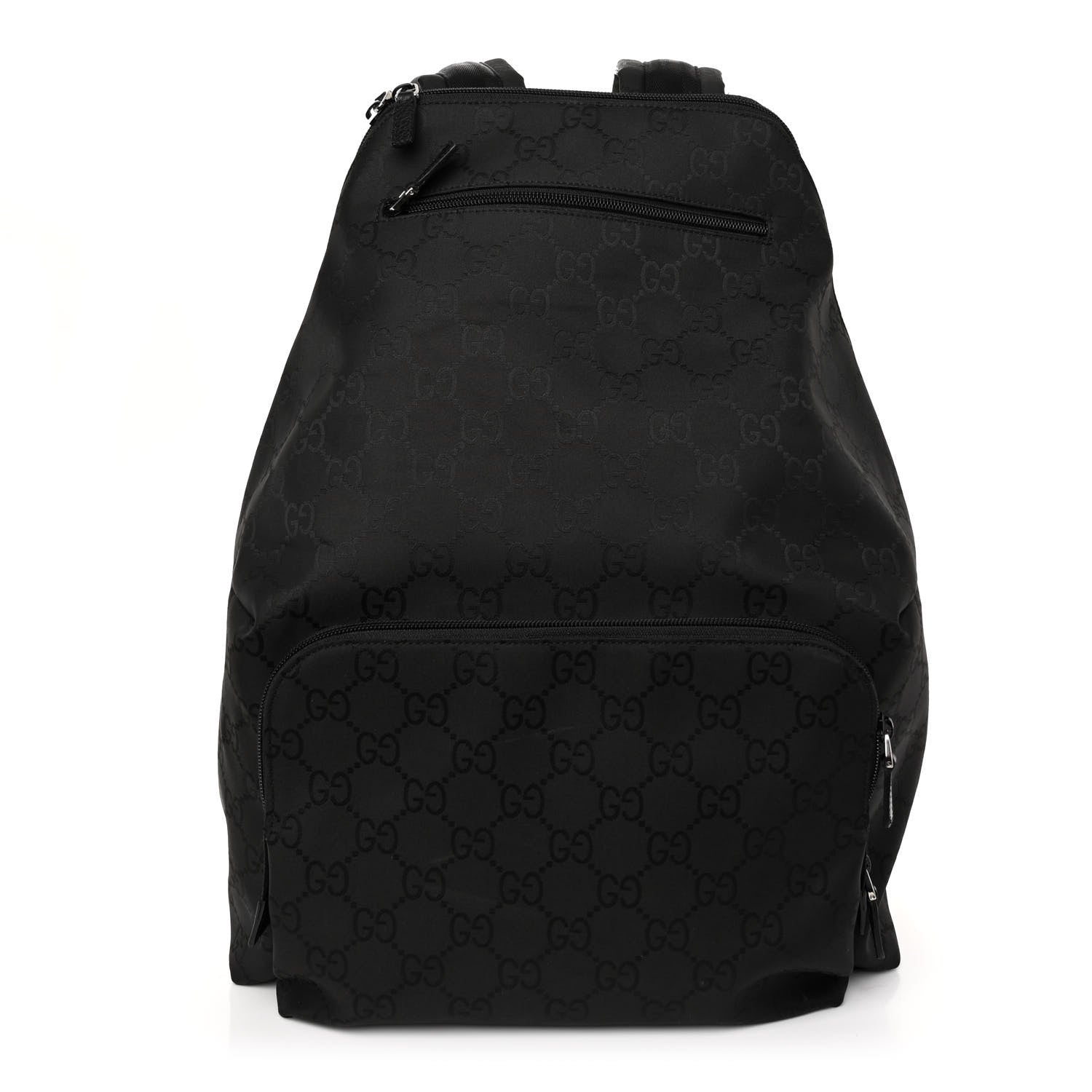 Gucci Nylon Monogram Medium Backpack Black 2 of 9