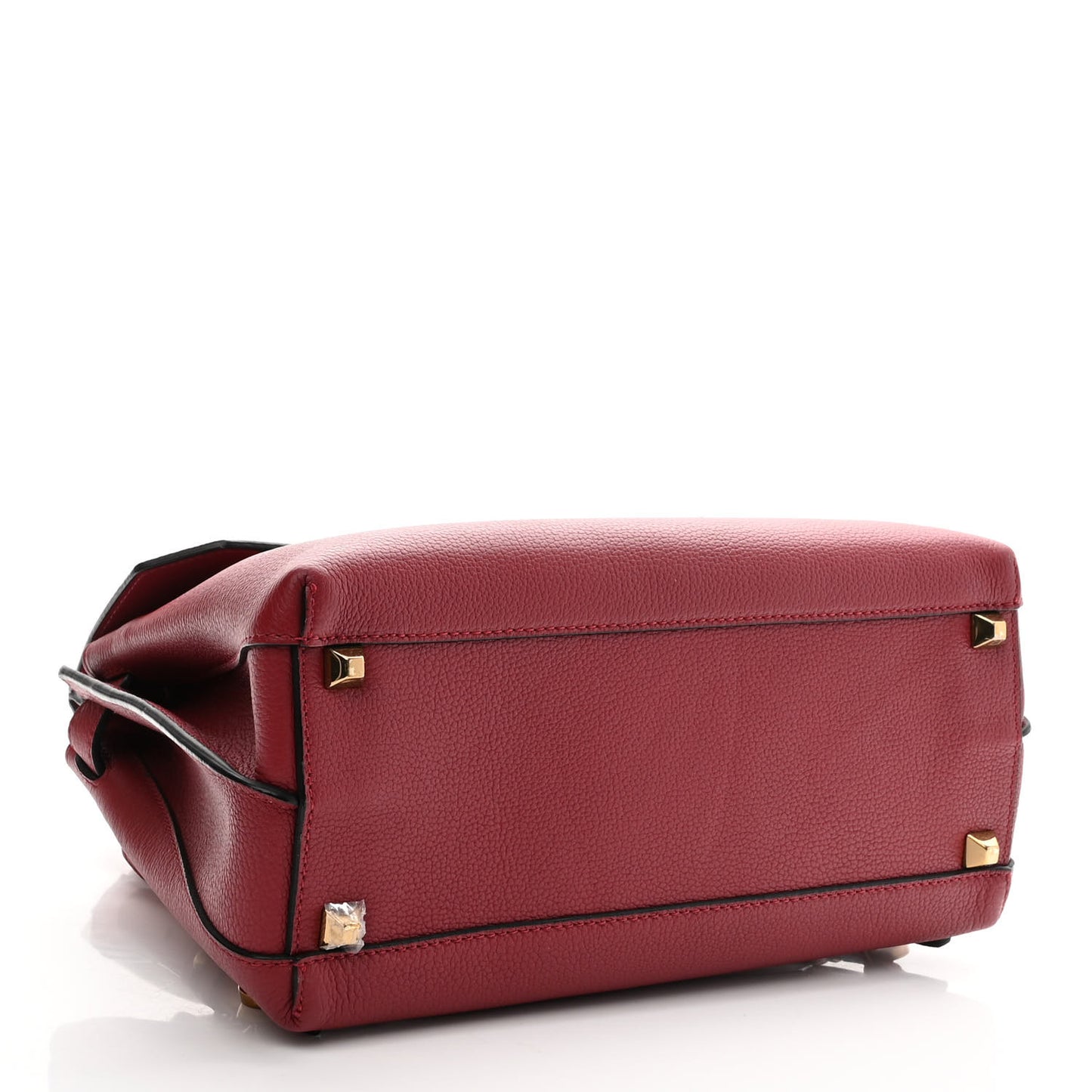 Grained Calfskin Milla Convertible Backpack Scooter Red