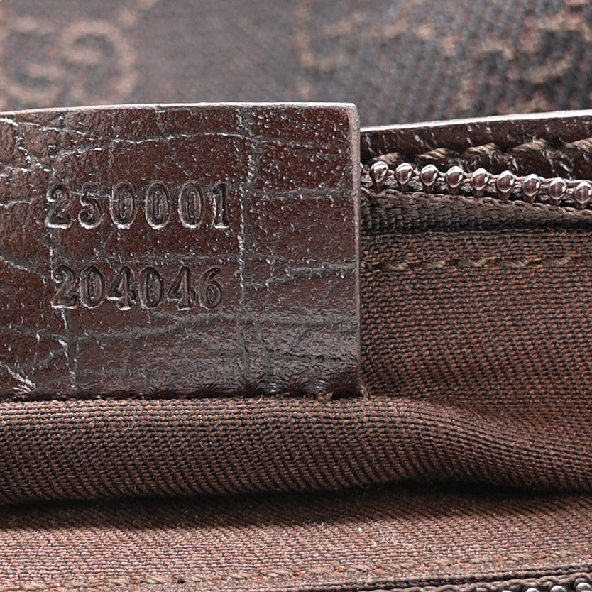 Gucci Monogram Boat Pochette Dark Brown 9 of 13