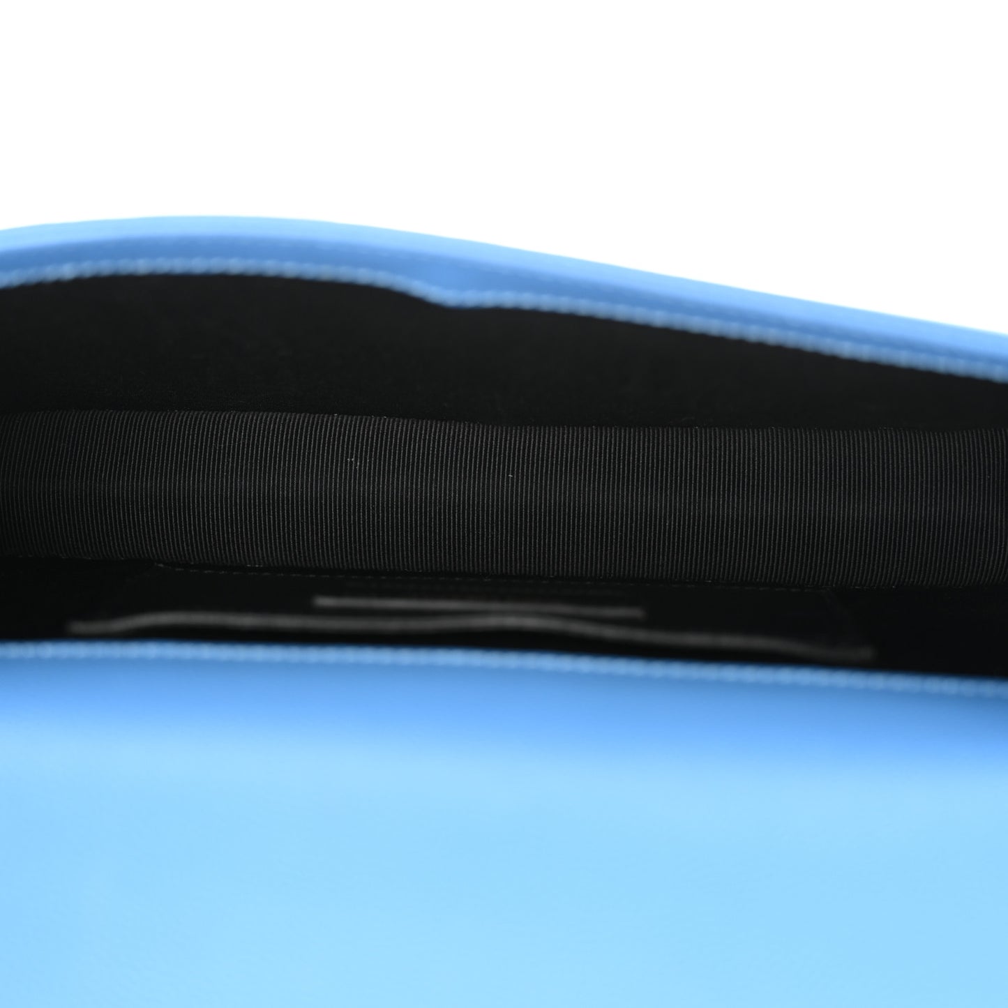 Grain De Poudre Classic Kate Monogram Clutch Blue Clair
