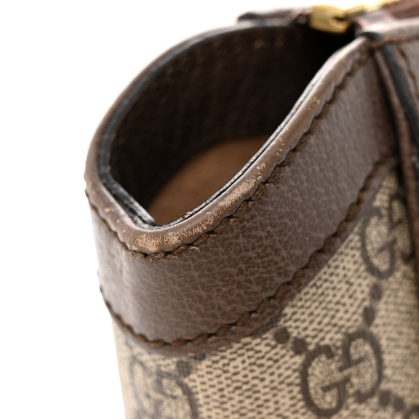 GG Supreme Monogram Small Ophidia Tote Bag Brown
