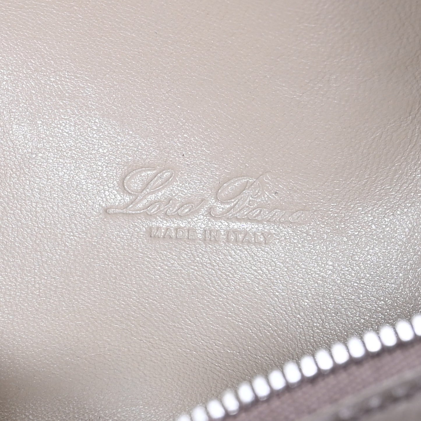 Grained Calfskin L19 Extra Pocket Pouch Warm Mastic