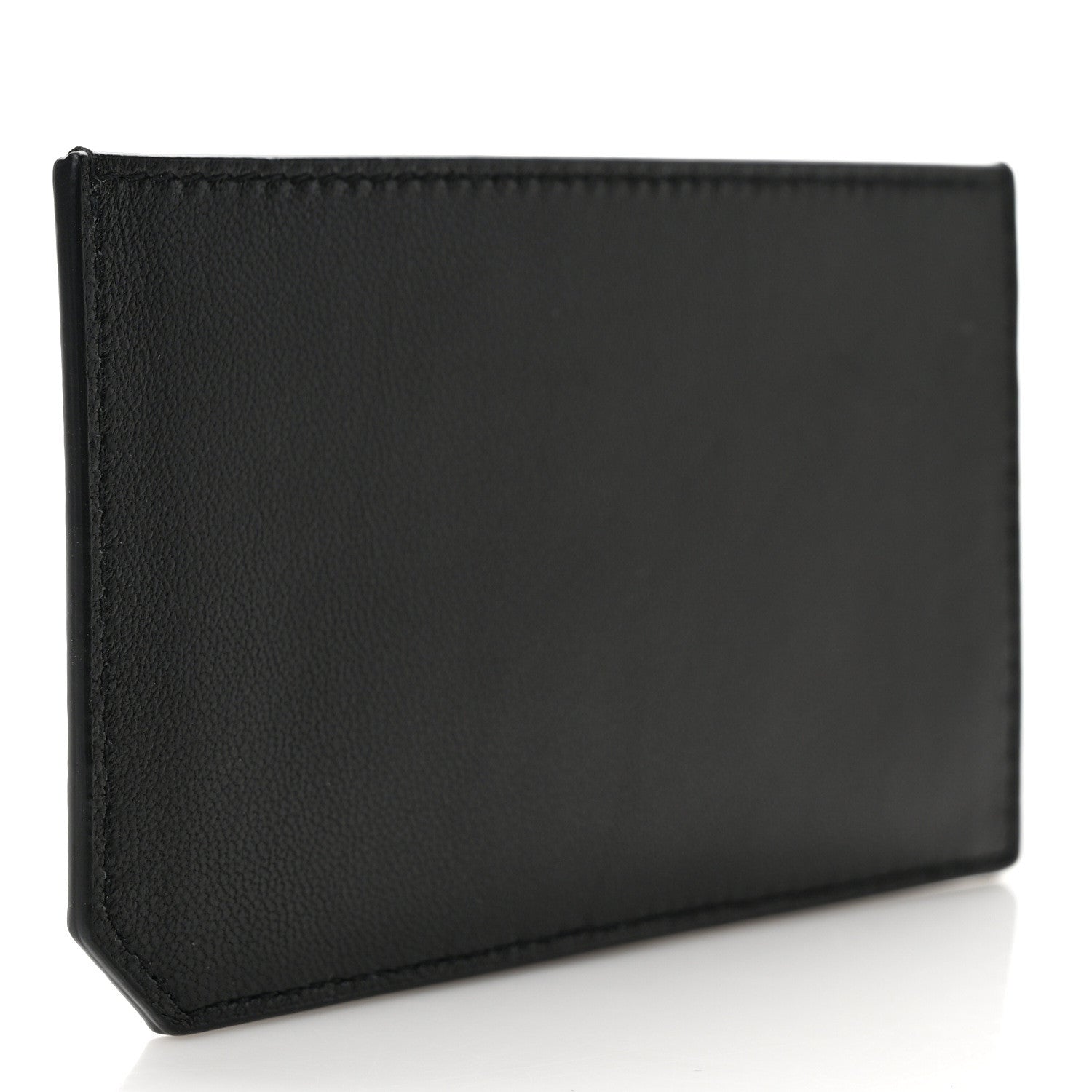 Saint Laurent Calfskin 5 Fragments Zip Pouch Card Holder Black 3 of 6
