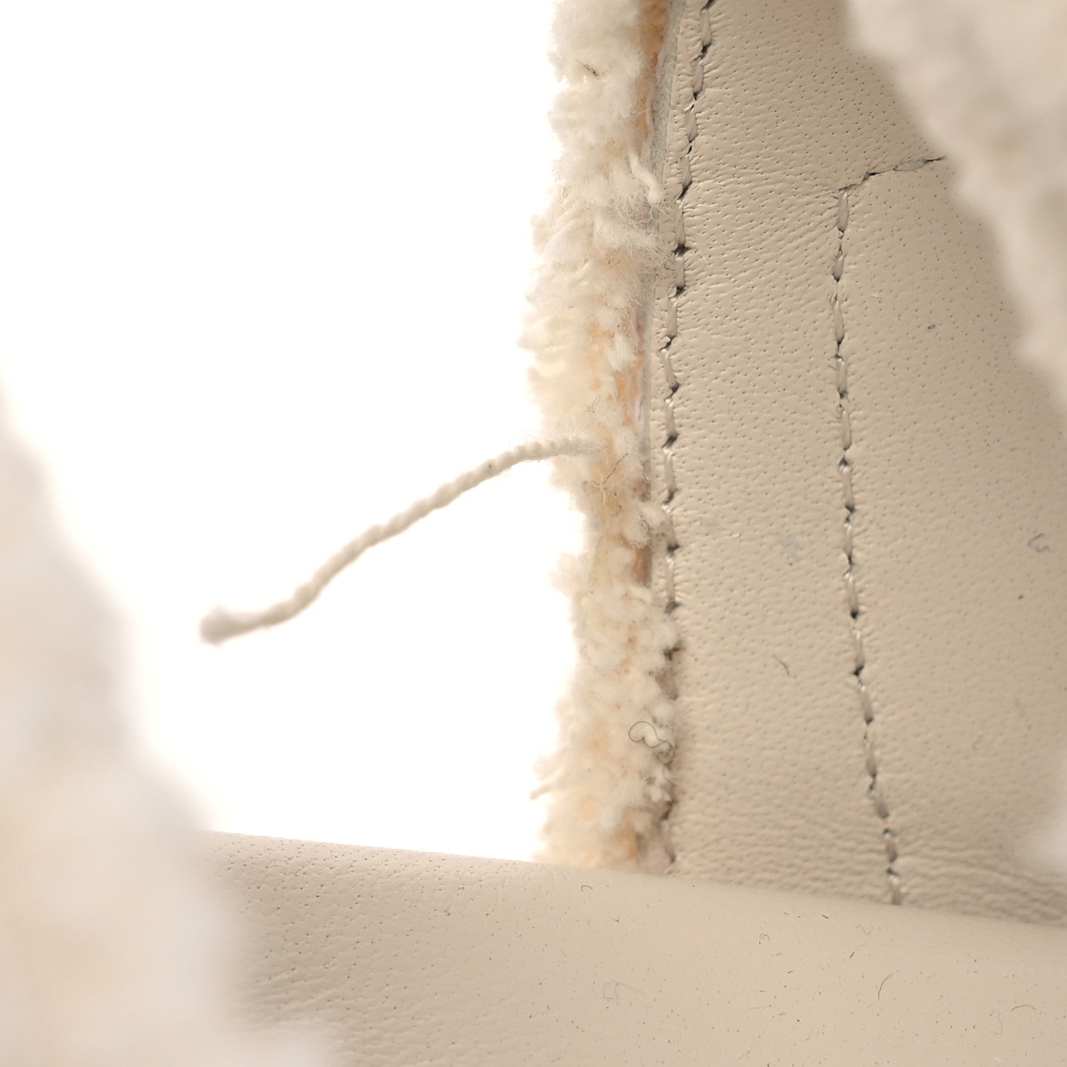 Christian Dior Cotton Dioract 10mm Sandals 37 Ecru 10 of 12