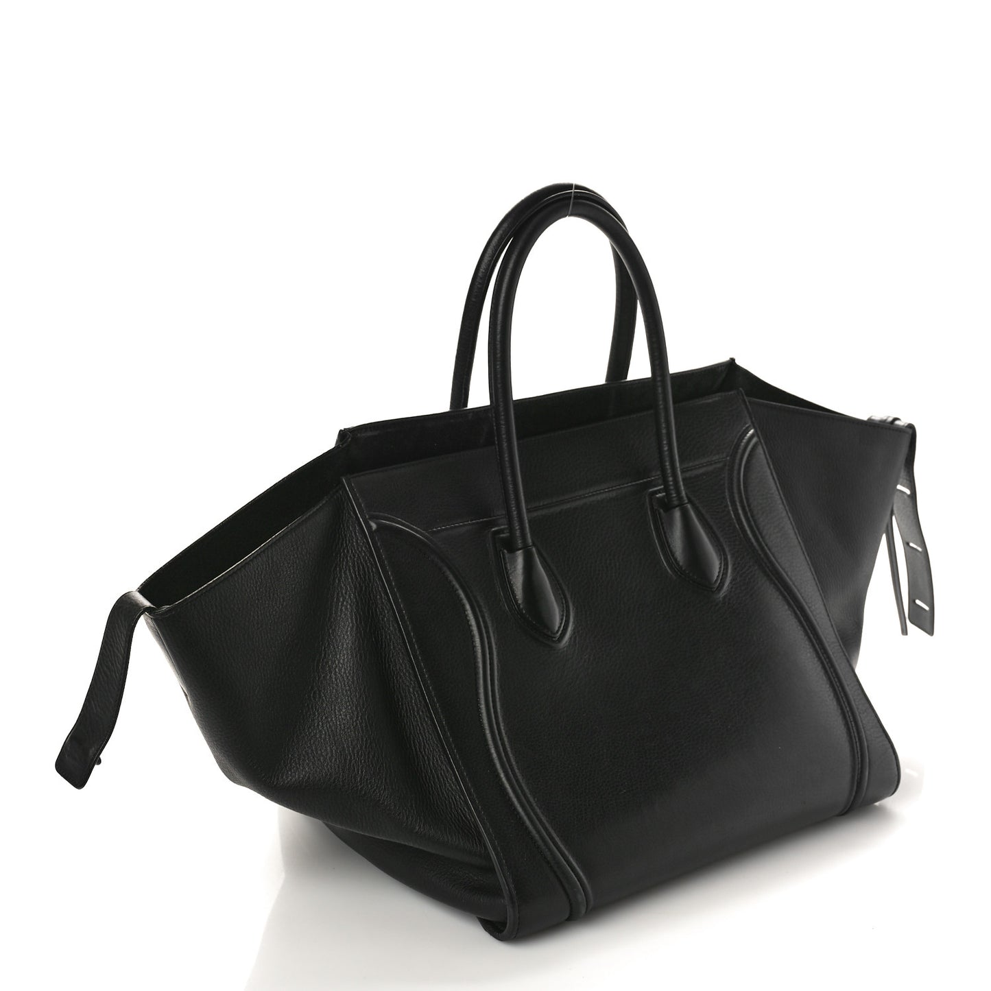 Supple Calfskin Medium Phantom Luggage Black