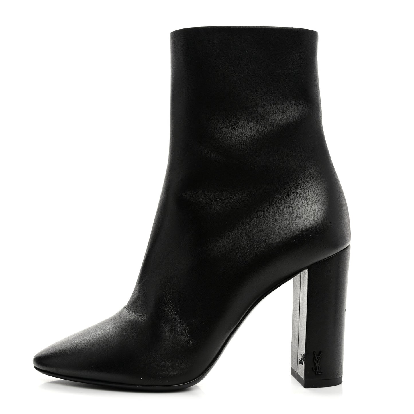 Nappa Vendome Loulou Ankle Zip Boot 38 Black