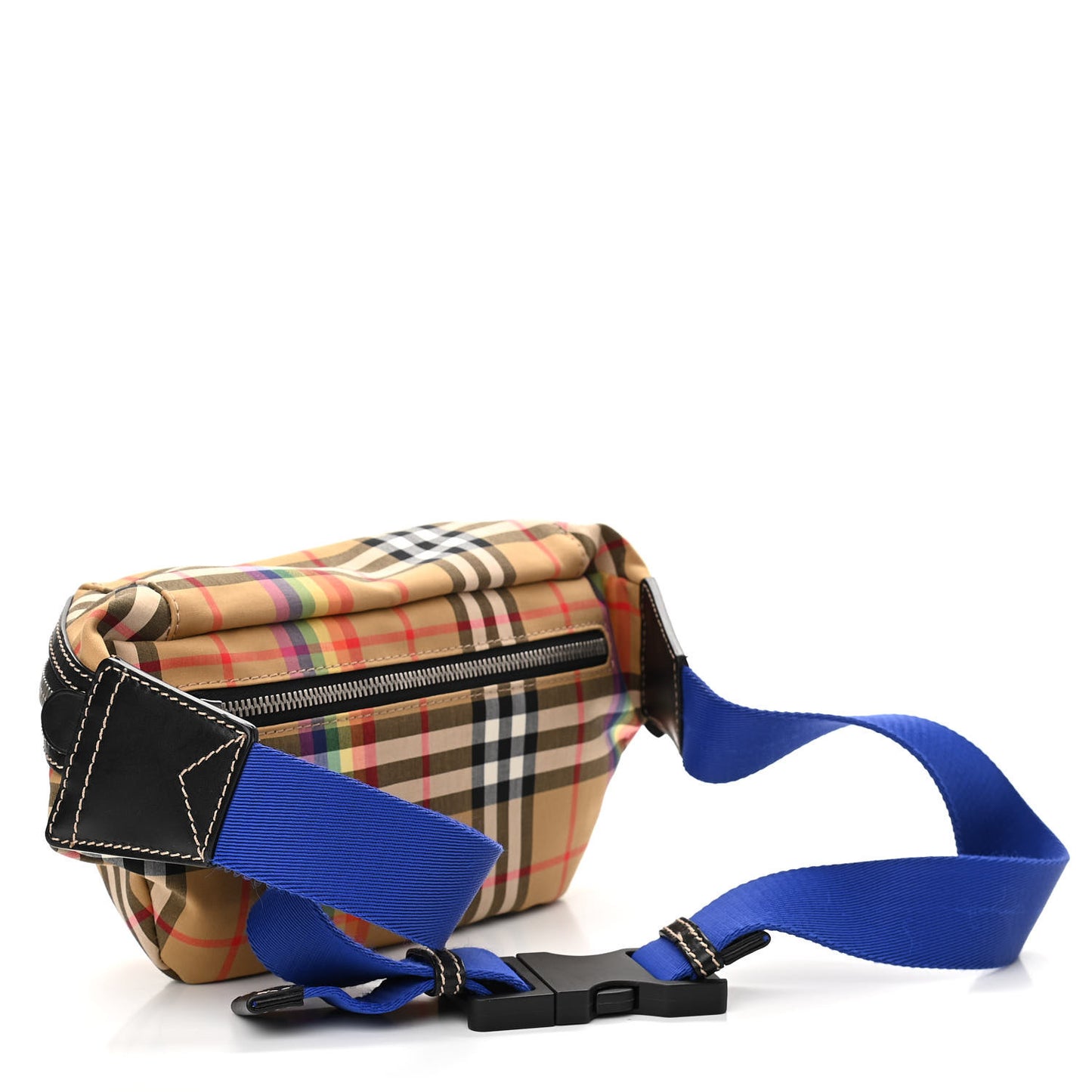 Nylon Vintage Check Rainbow Medium Sonny Belt Bag Antique Yellow
