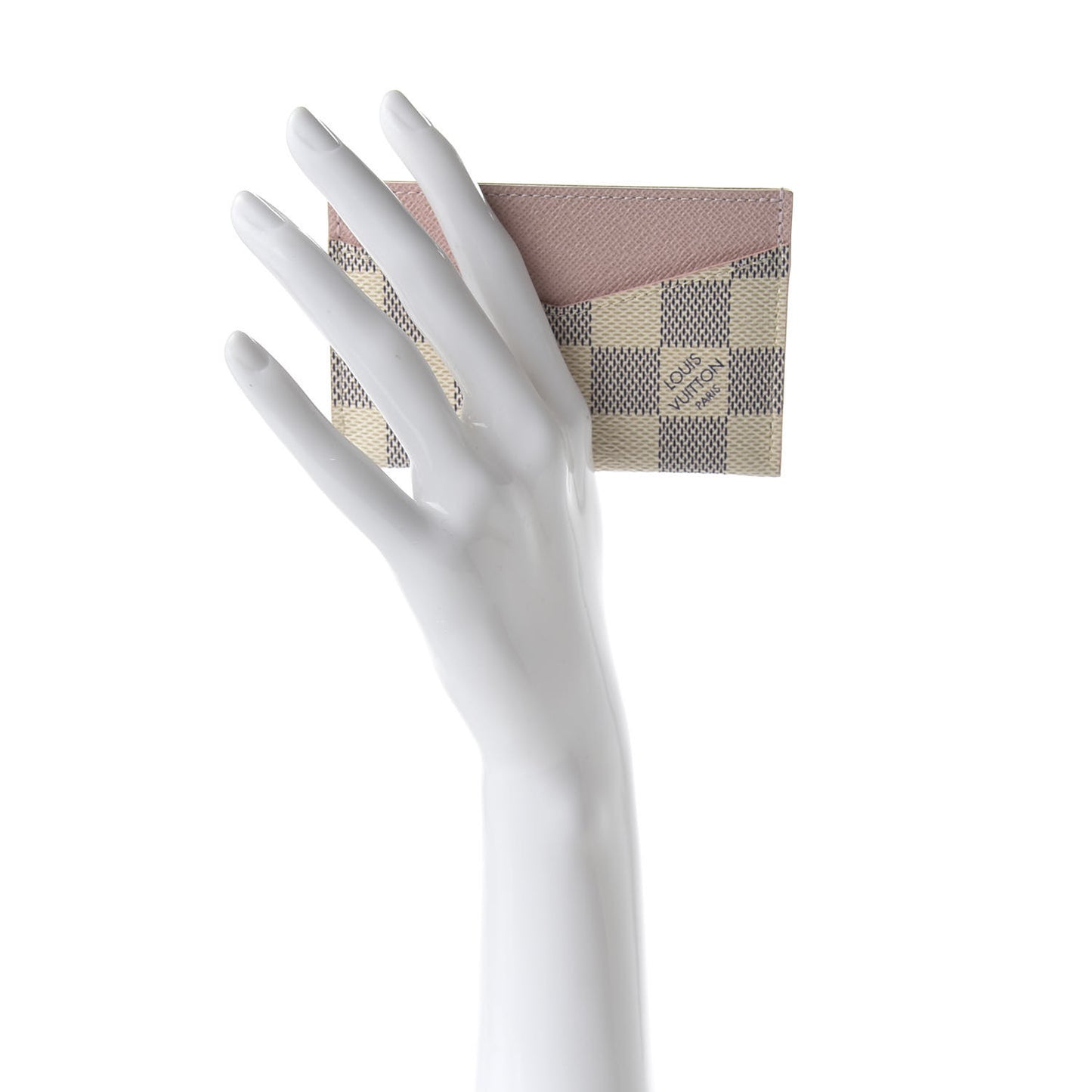 Damier Azur Daily Card Holder Rose Ballerine