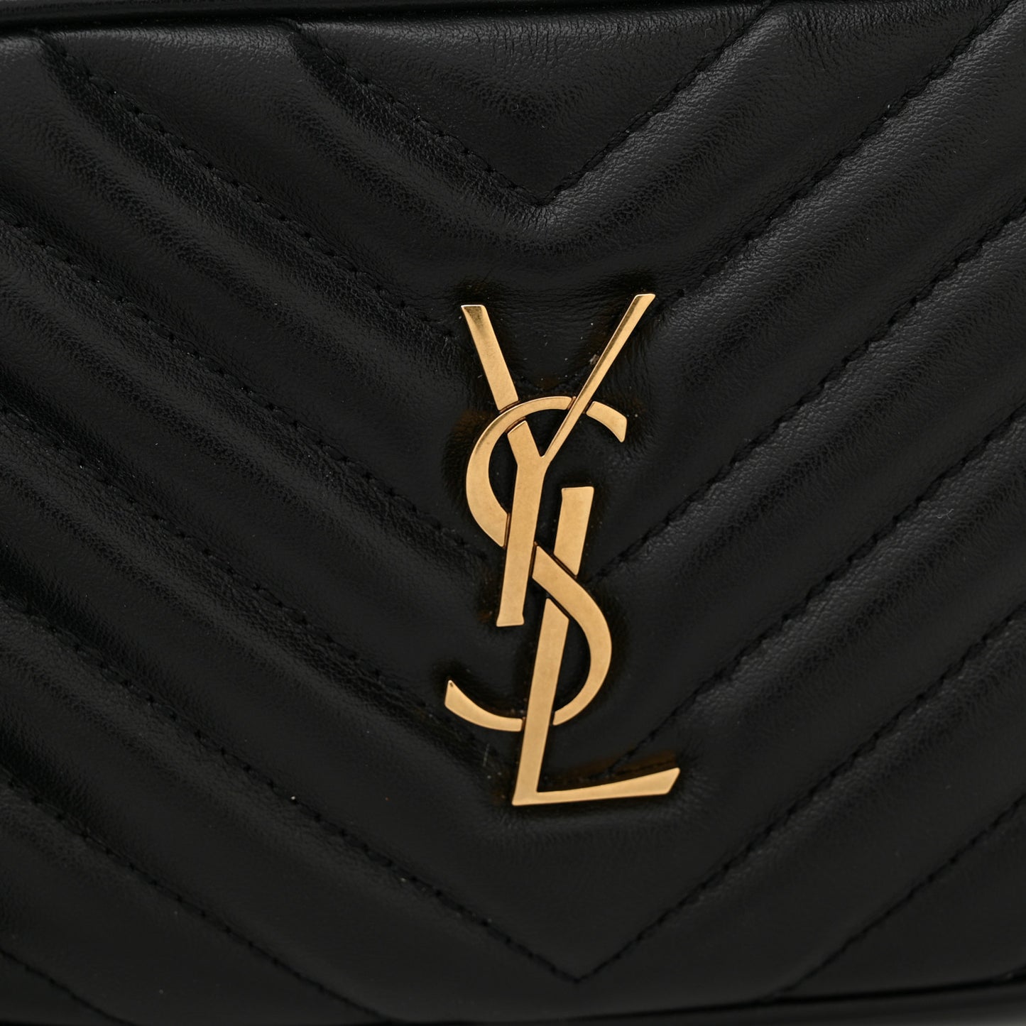 Calfskin Matelasse Monogram Lou Belt Bag Black