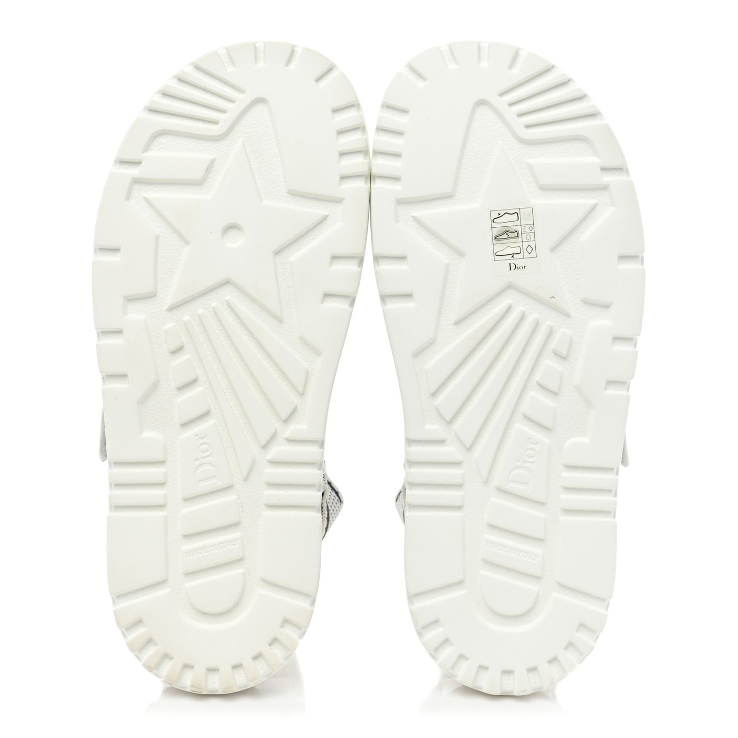 Technical Knit Jute Dioract 10mm Sandals 39 White Black