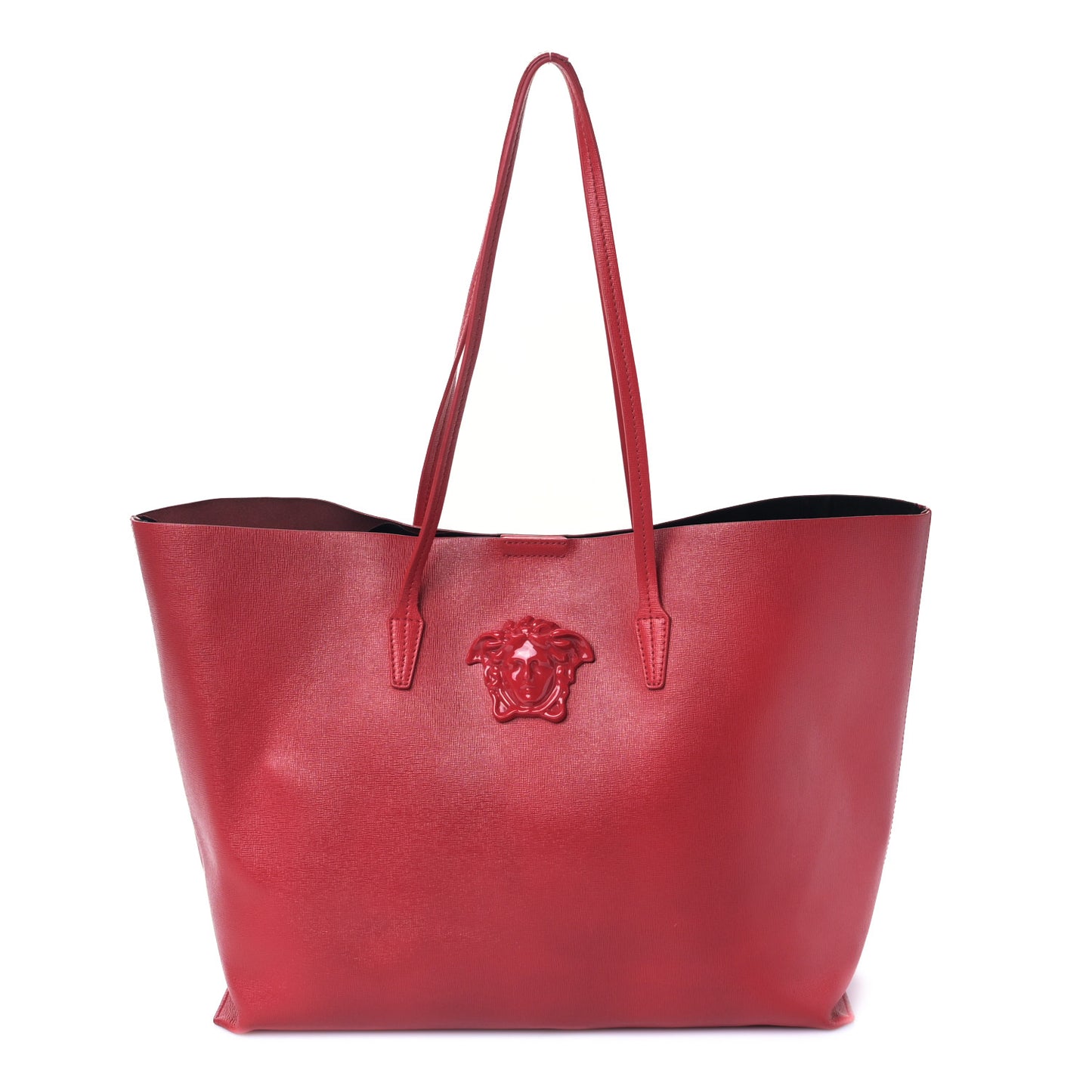Saffiano Palazzo Medusa Tote Red