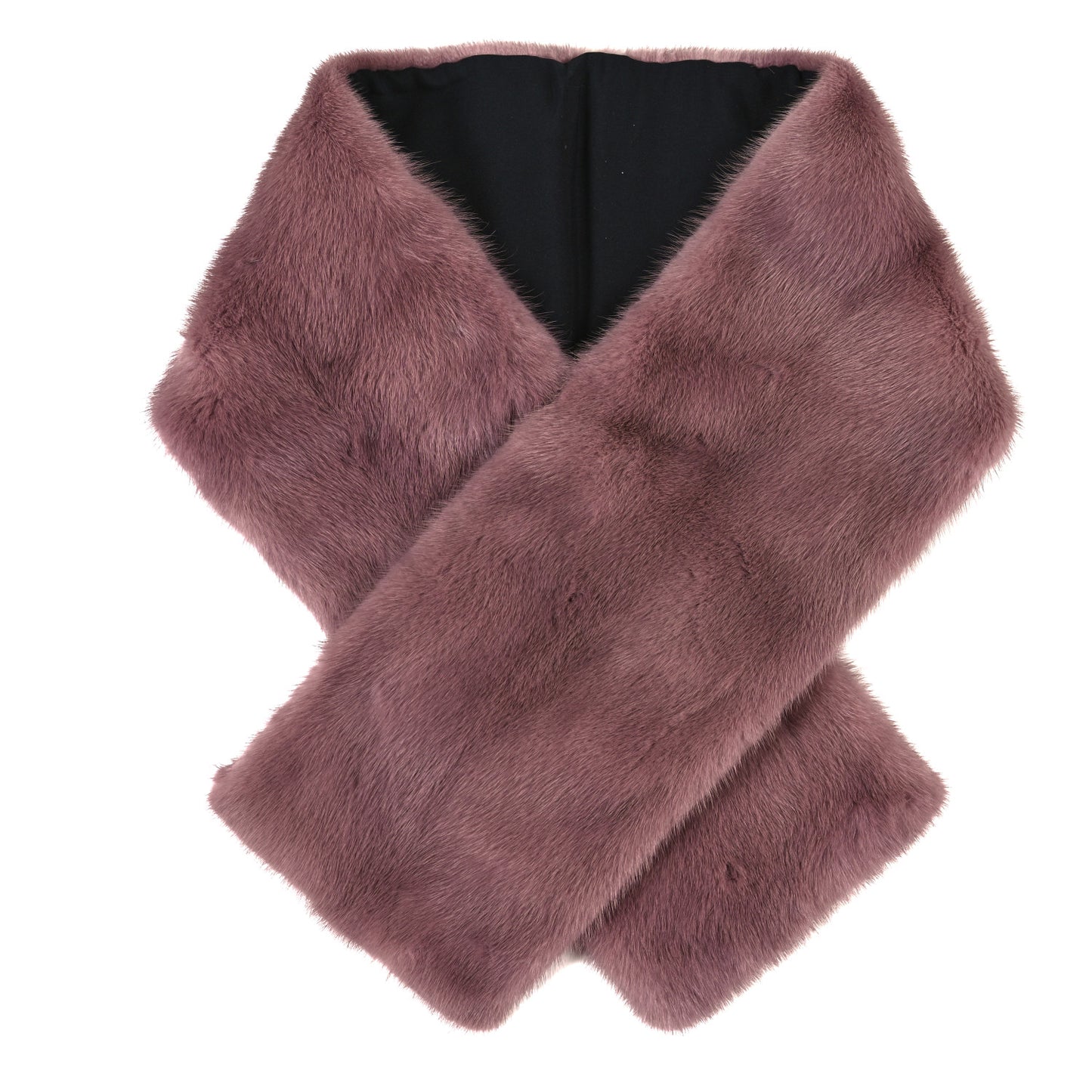 Mink Fur Scarf Pink