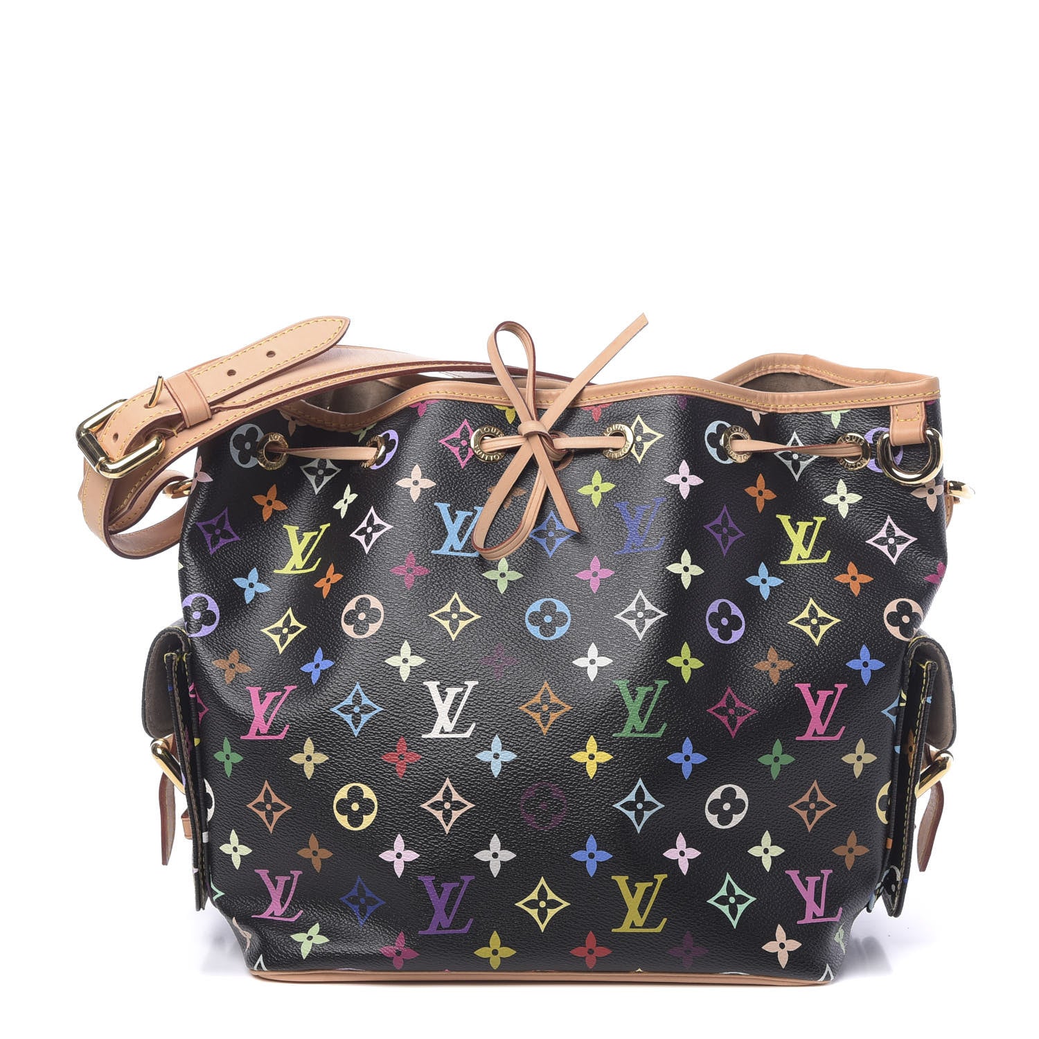 Monogram Multicolor Petit Noe Black