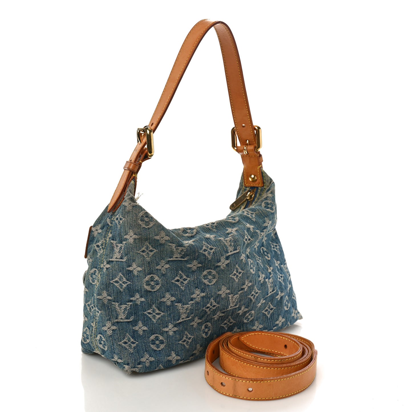Monogram Denim Baggy PM Blue