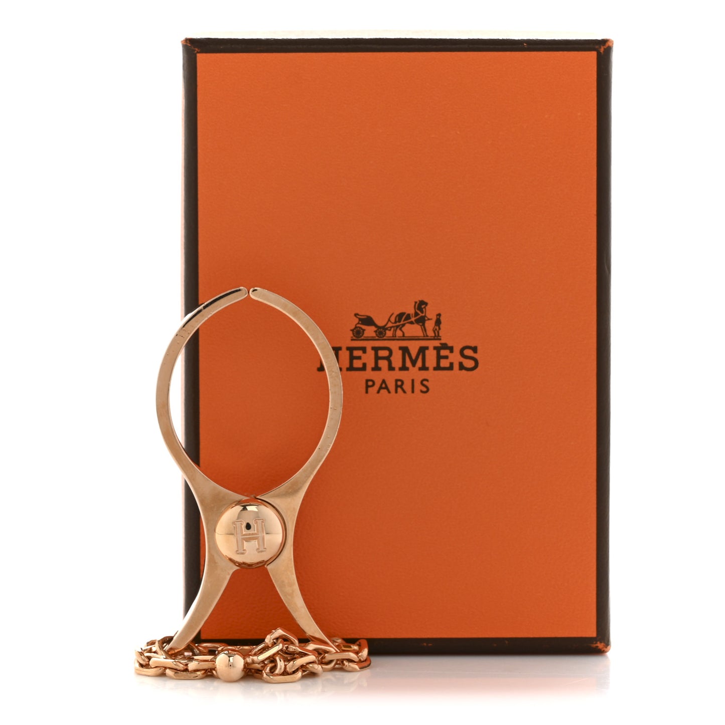 Permabrass Filou Glove Clip Rose Gold