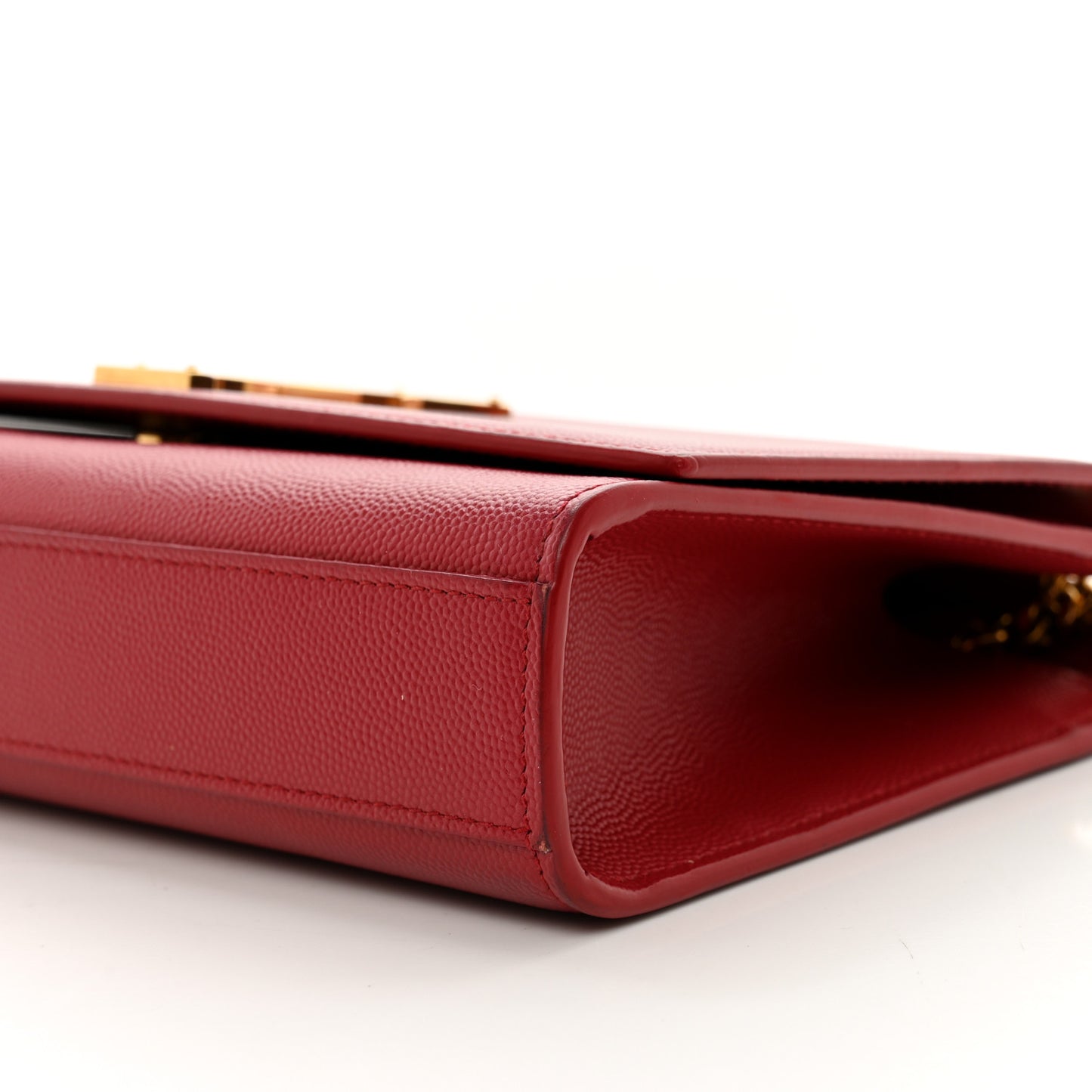Grain De Poudre Medium Monogram Kate Satchel Rouge Eros