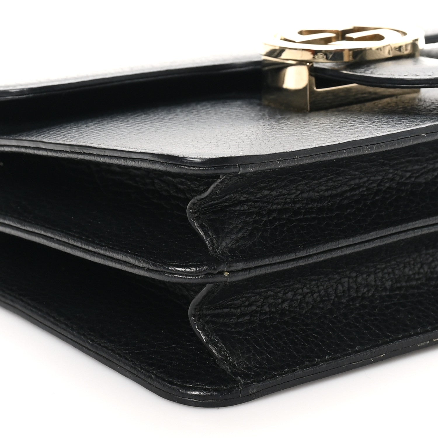 Gucci Dollar Calfskin Small Interlocking G Shoulder Bag Black 10 of 11