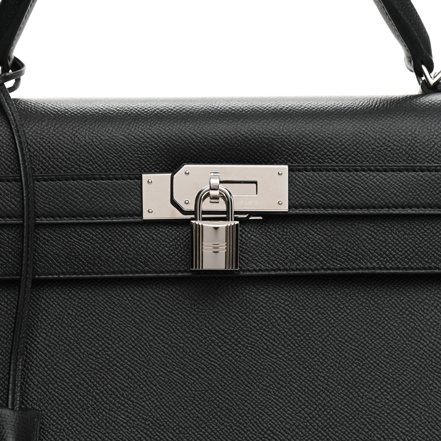 Hermes Epsom Kelly Sellier 40 Black 8 of 13