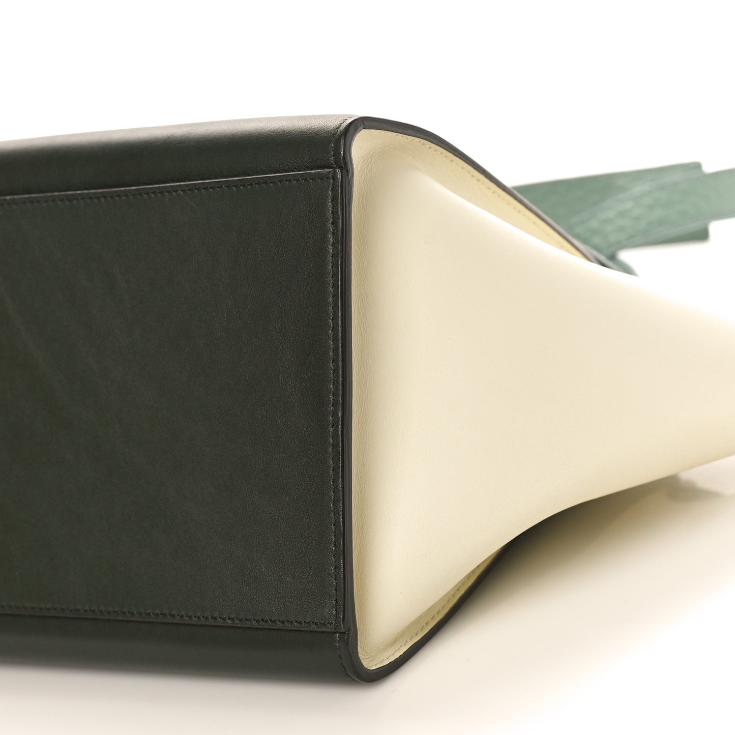 Bullhide Calfskin Small Tri-Color Trapeze Jade