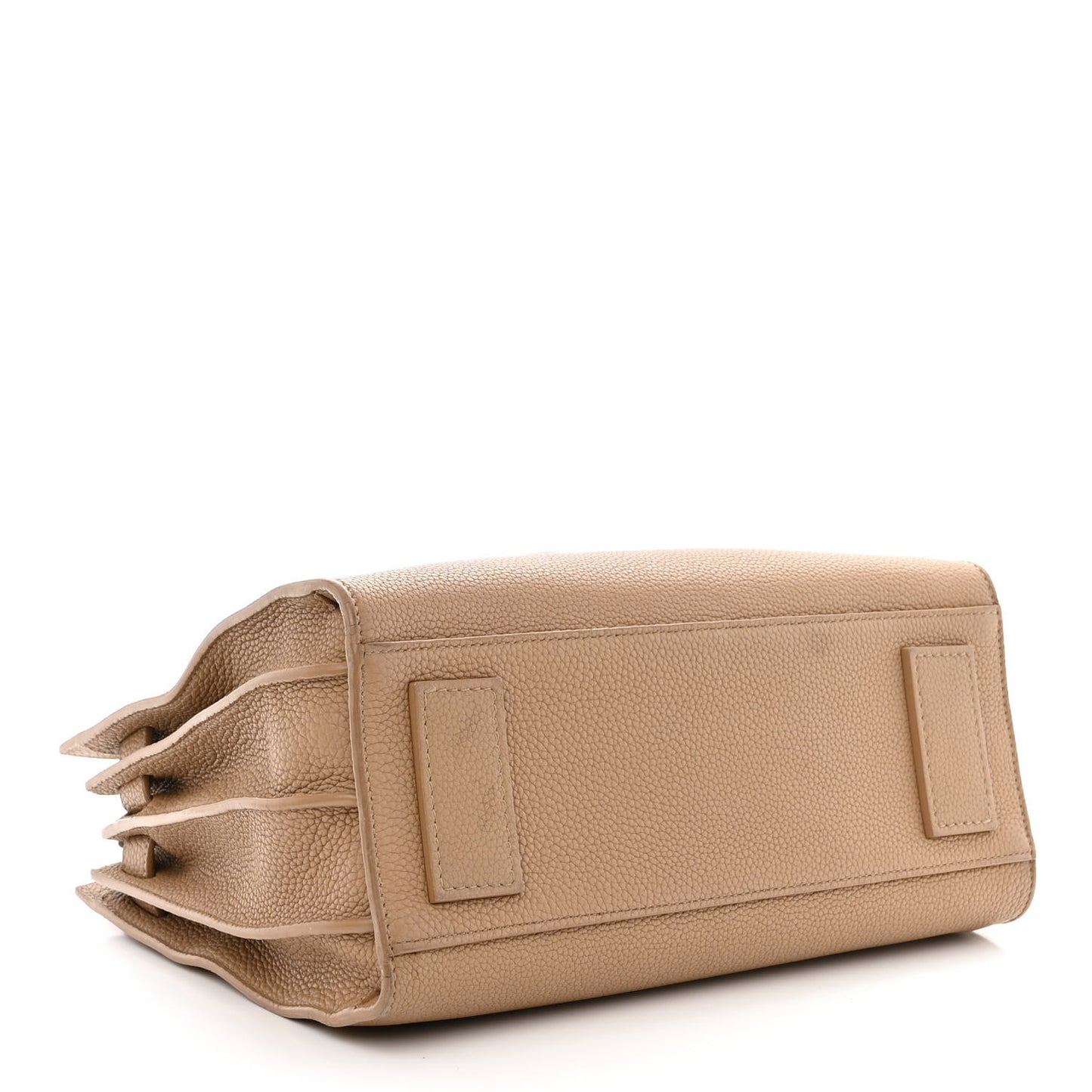 Grained Calfskin Baby Sac De Jour Souple Dark Beige