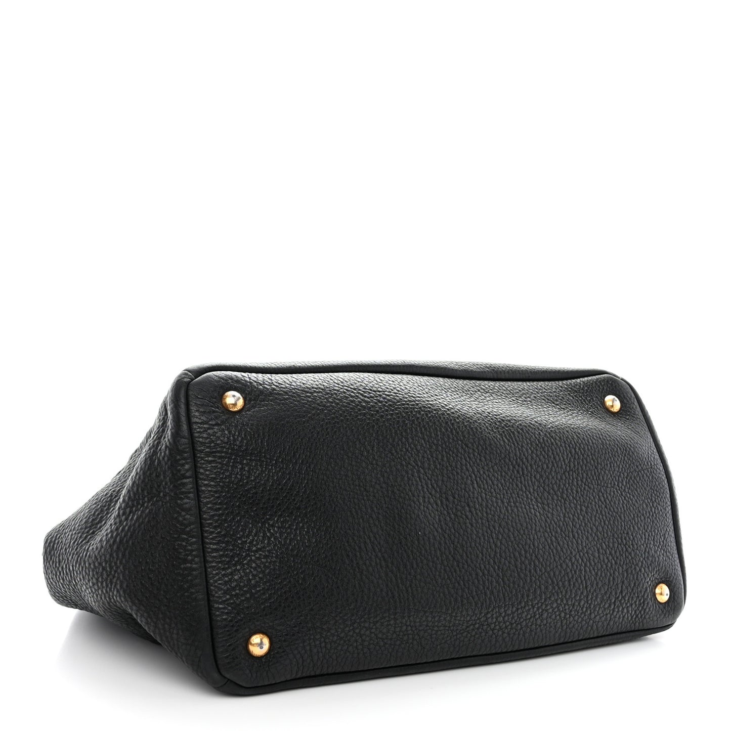 Vitello Daino Tote Black