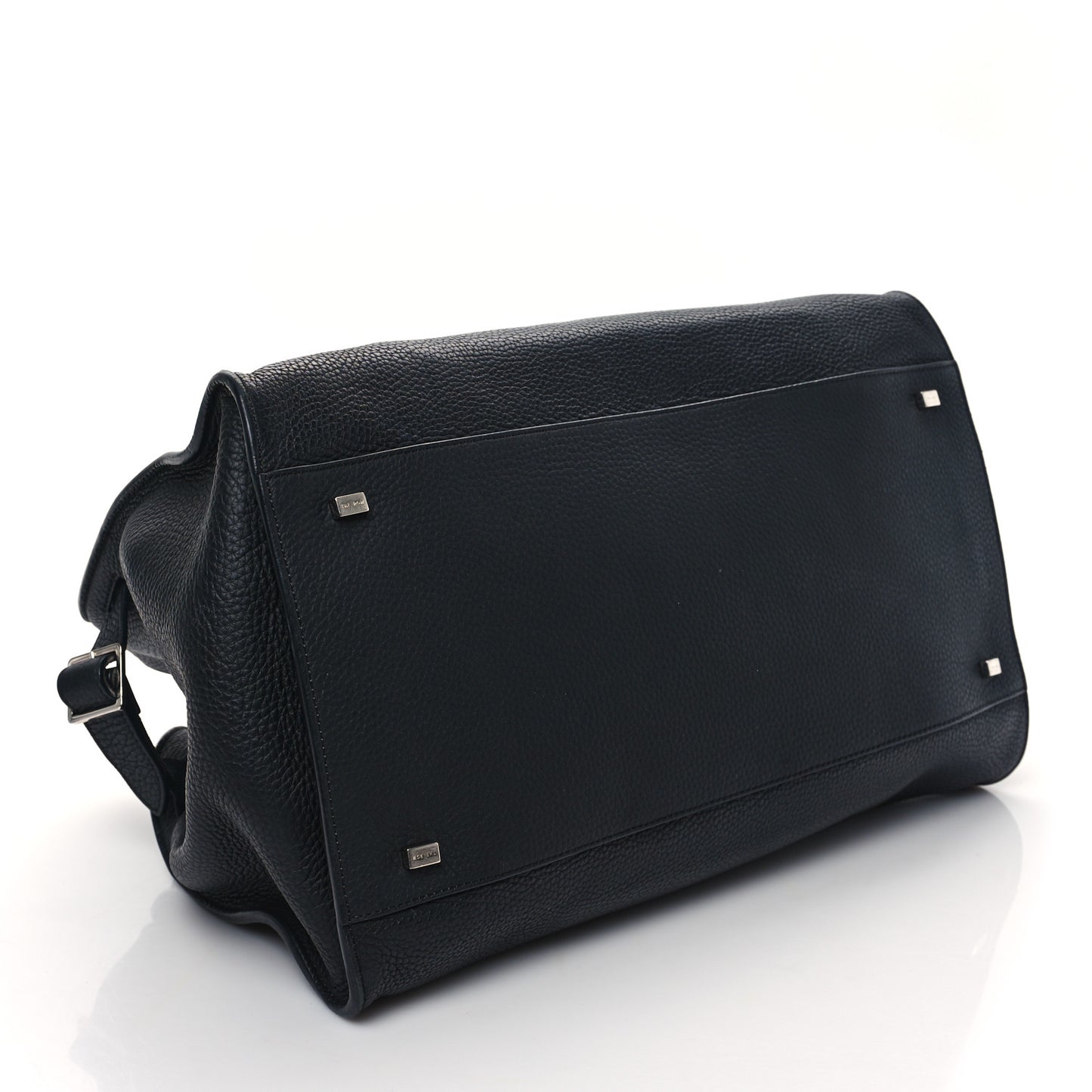 Matte Grained Calfskin Soft Margaux 15 Black