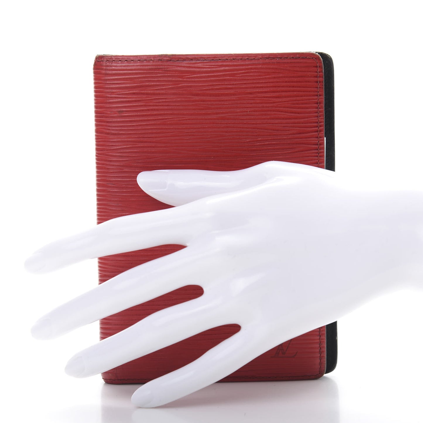Epi Medium Ring Agenda Cover Rouge