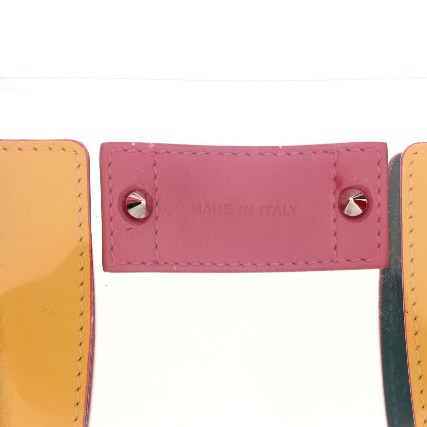 PVC Calfskin Spiked Medium Paloma Multicolor