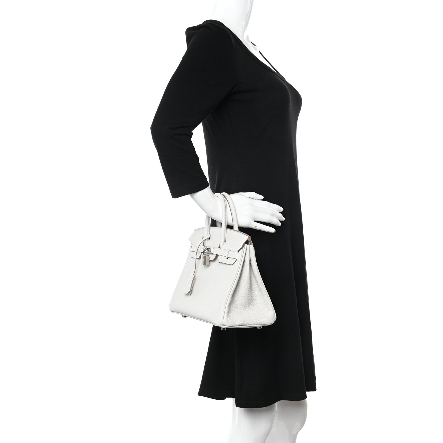 Hermes Togo Birkin 25 Gris Pale 2 of 11
