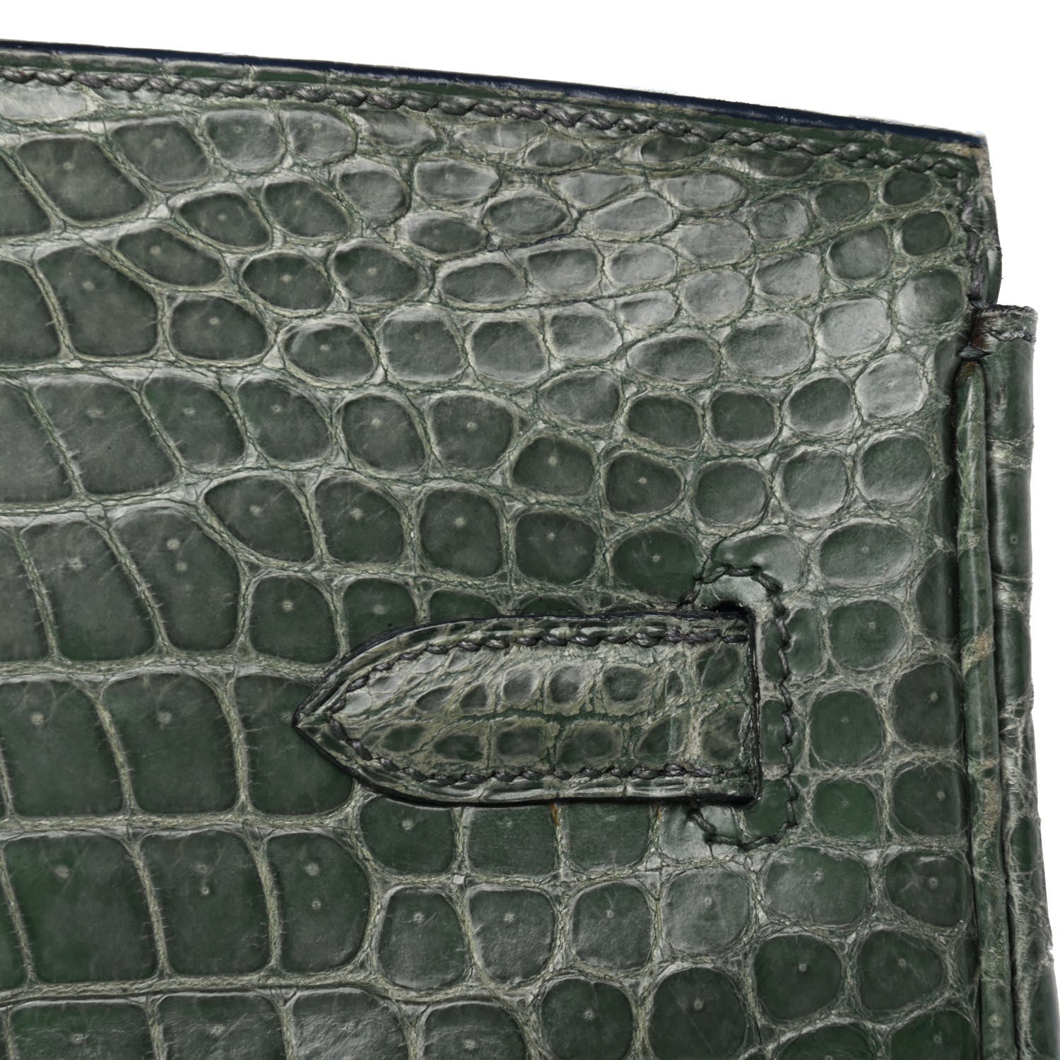 Hermes Matte Porosus Crocodile Birkin 35 8 of 35