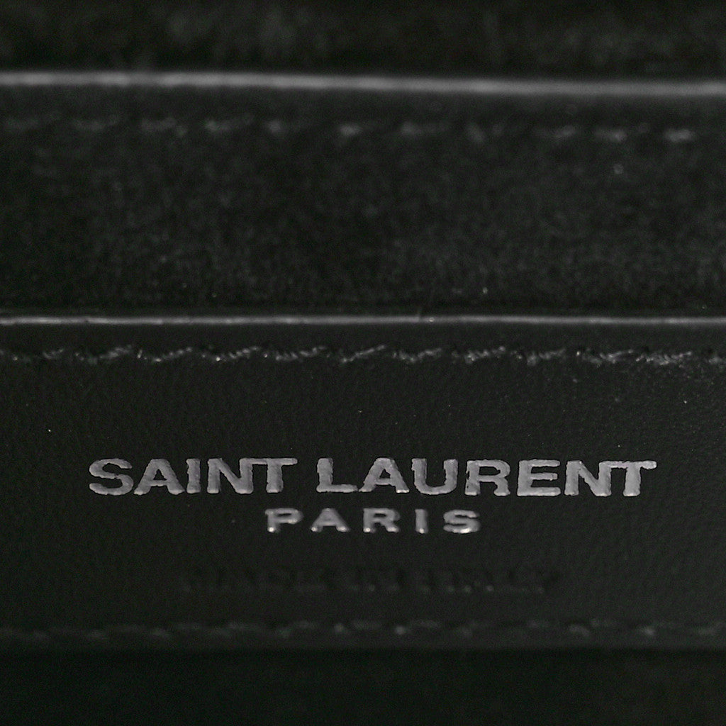 Saint Laurent Calfskin Medium Monogram Sunset Black 6 of 11