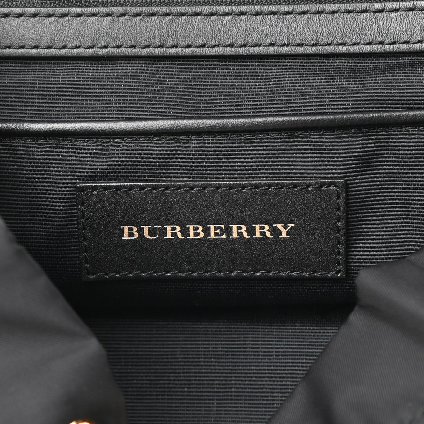 Nylon Medium Rucksack Backpack Black