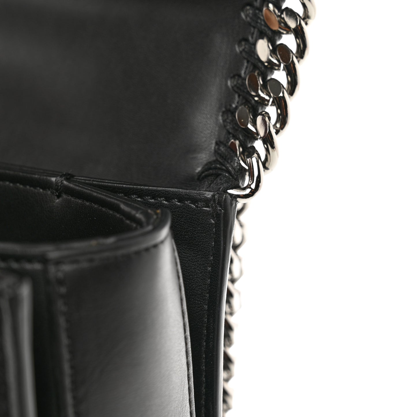 Eco Alter Nappa Medium Falabella Box Bird Shoulder Bag Black