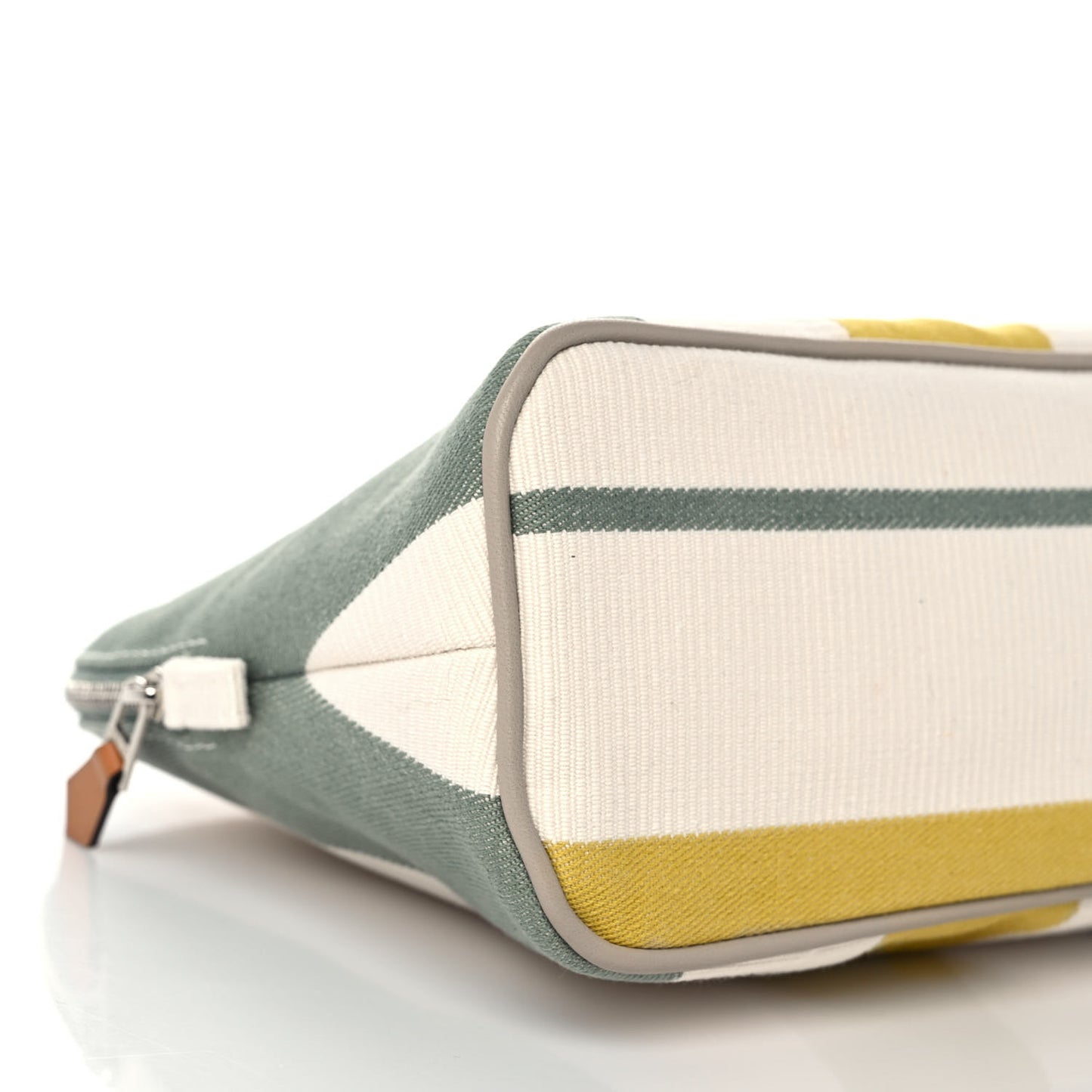 Cotton Stripe Bolide Rayures Rocabar Mini Travel Cosmetic Pouch Absinthe