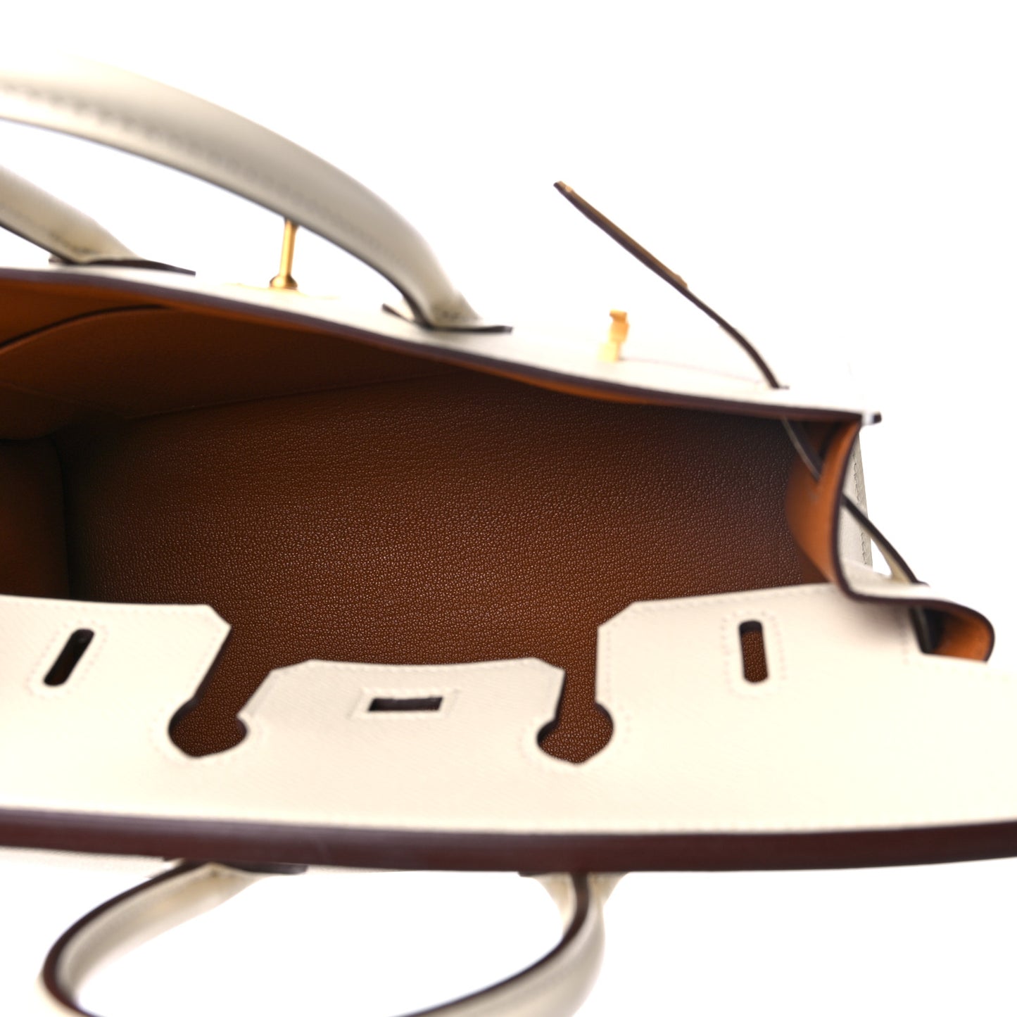 Epsom Horseshoe Birkin Sellier 25 Nata Toffee