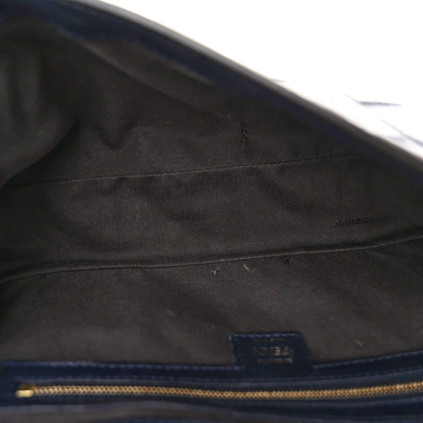 Nappa FF 1974 Embossed Baguette Midnight