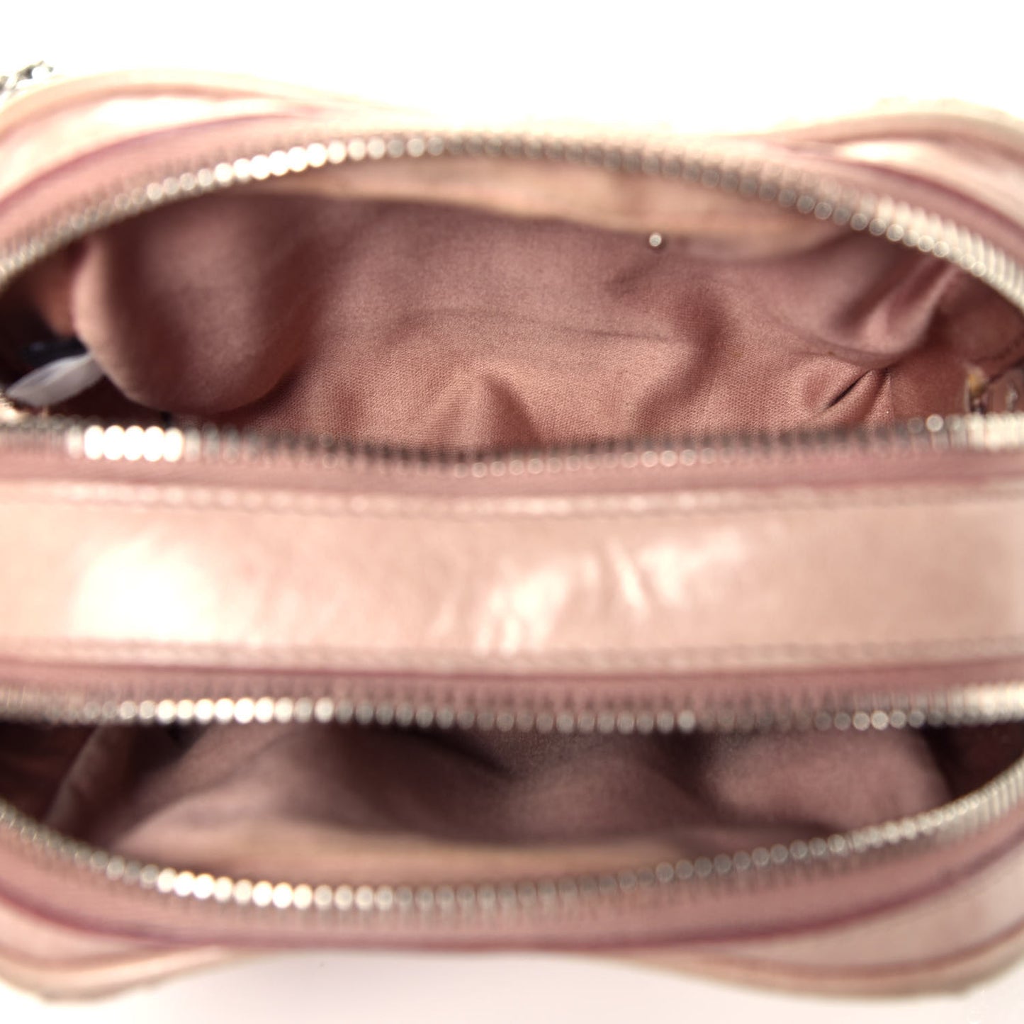 Nappa Matelasse Lux Camera Bag Mughetto