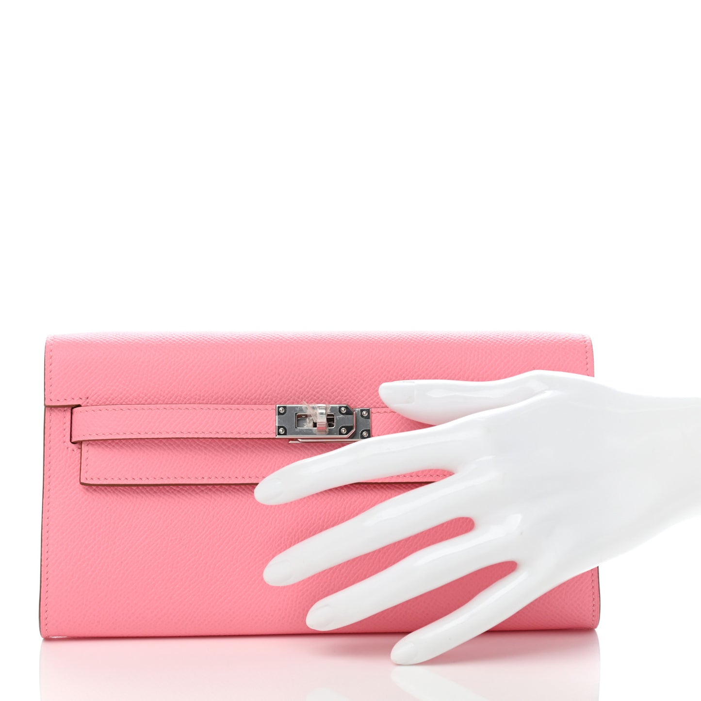 Epsom Kelly Wallet To Go Rose Confetti