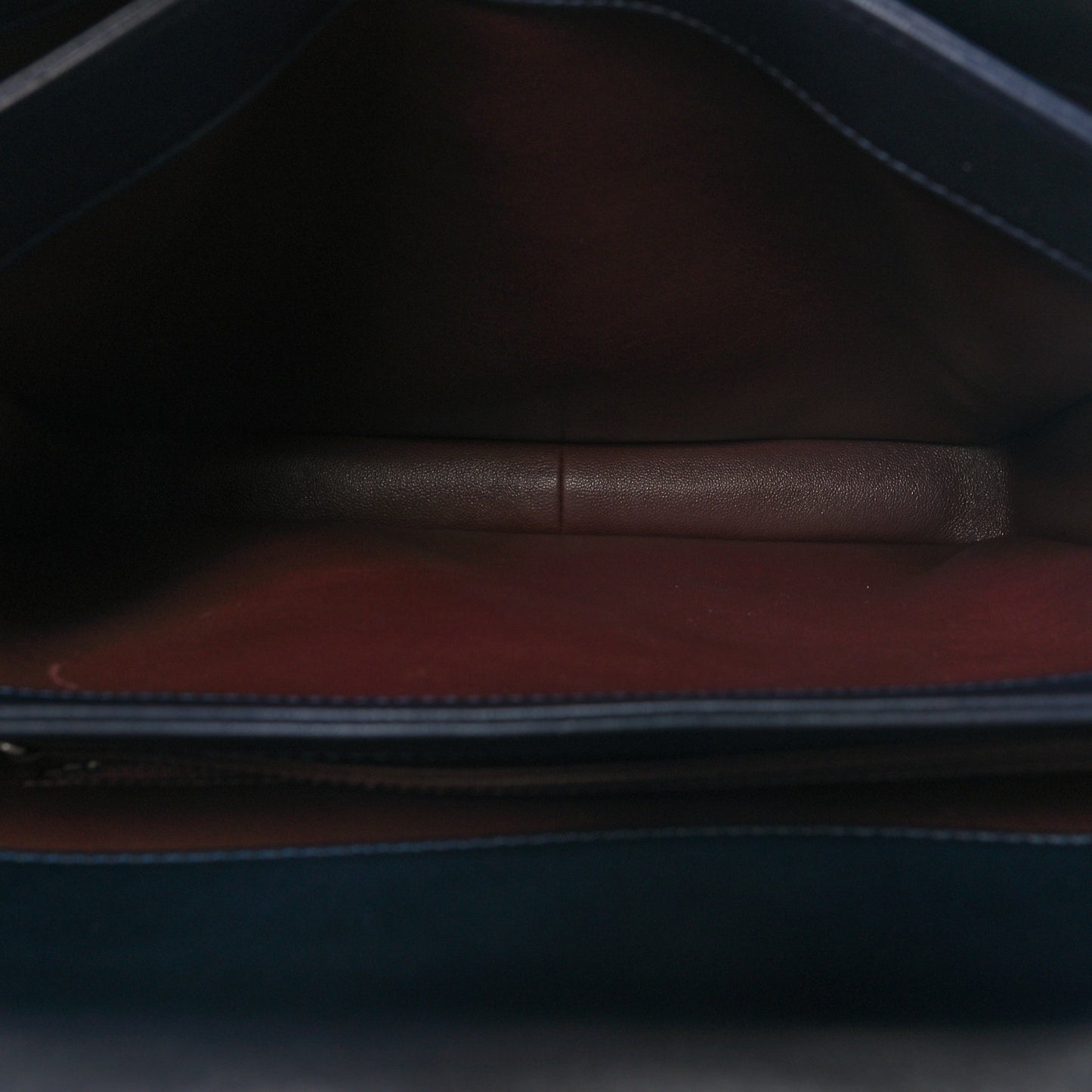 Lambskin Quilted Large Trendy CC Flap Dual Handle Bag Navy Blue