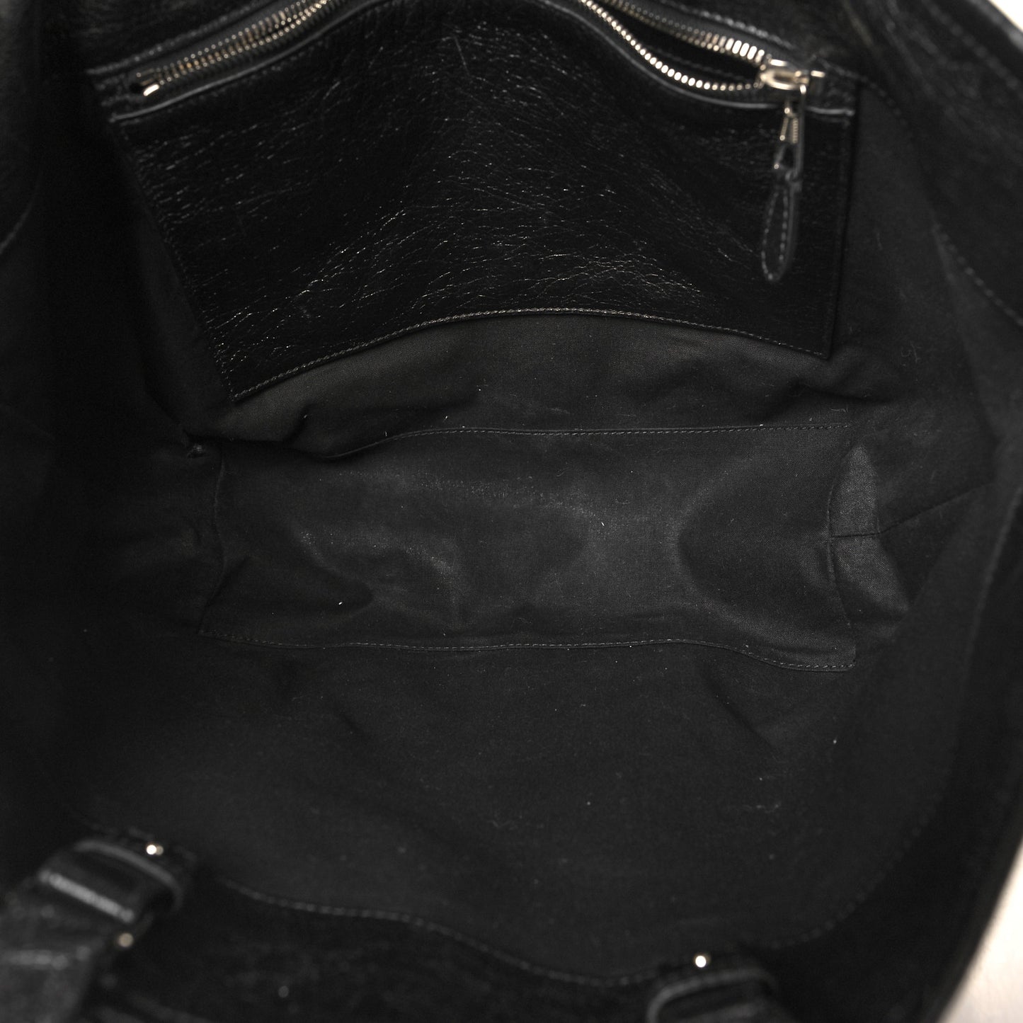 Agneau Arena Medium Barbes East West Shopper Black
