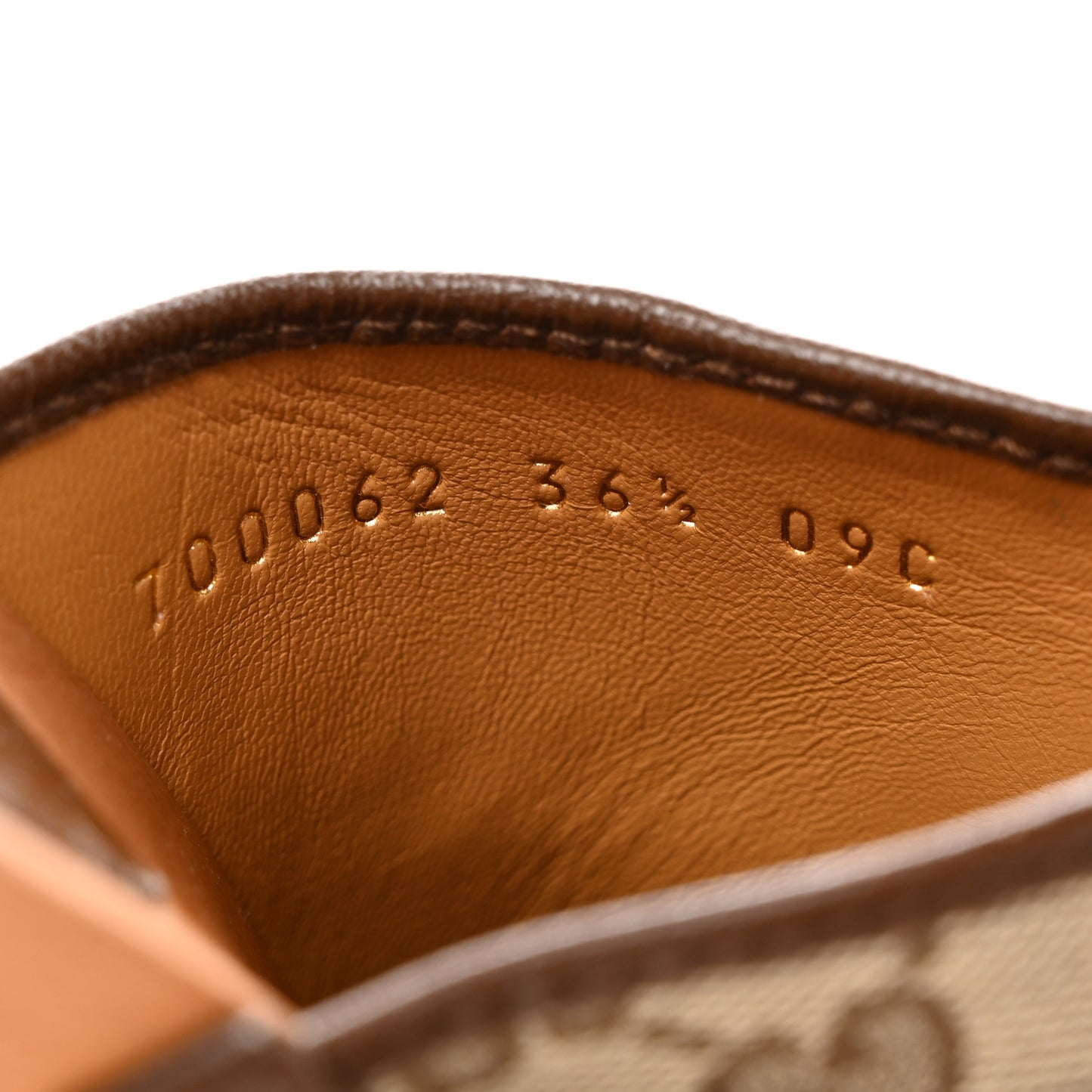 Monogram Goatskin Horsebit Clog Mules 36.5 Beige Ebony Brown Sugar