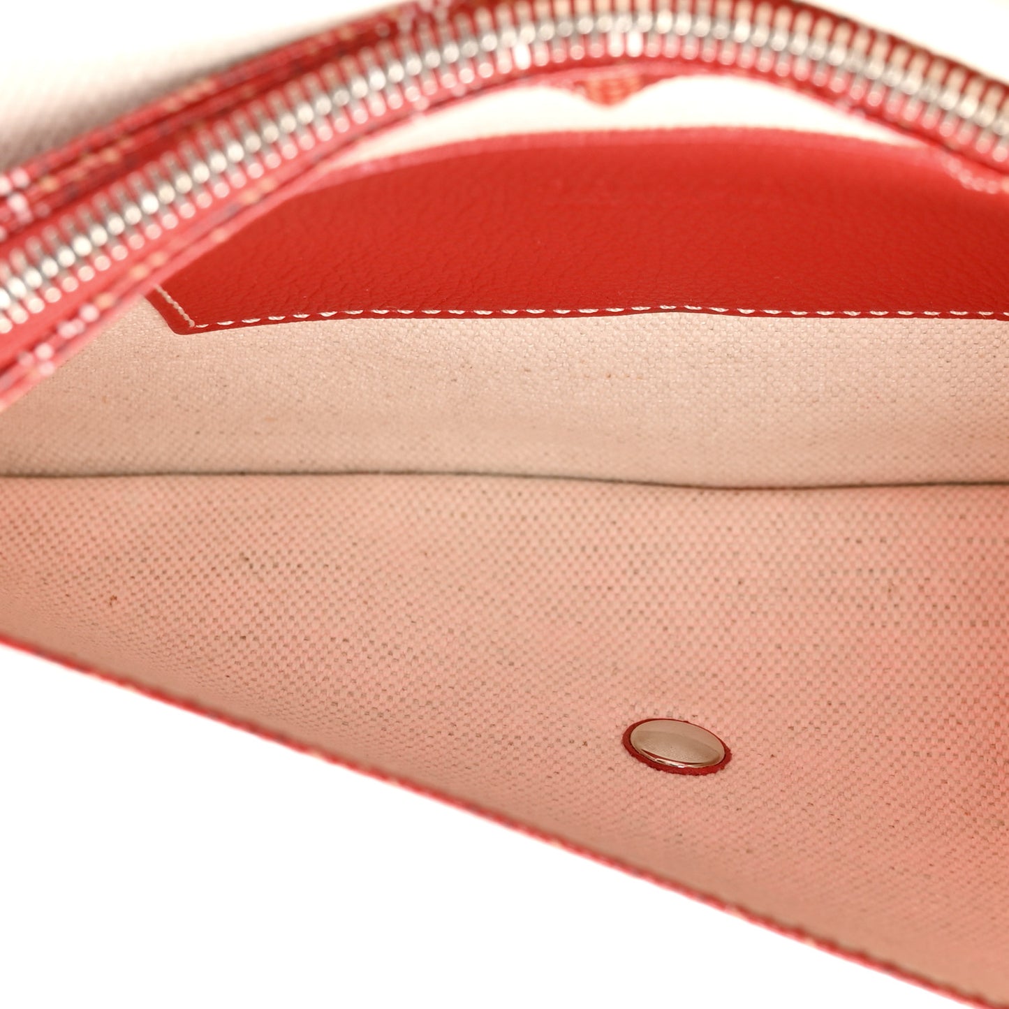 Goyardine Plumet Wallet Clutch Red