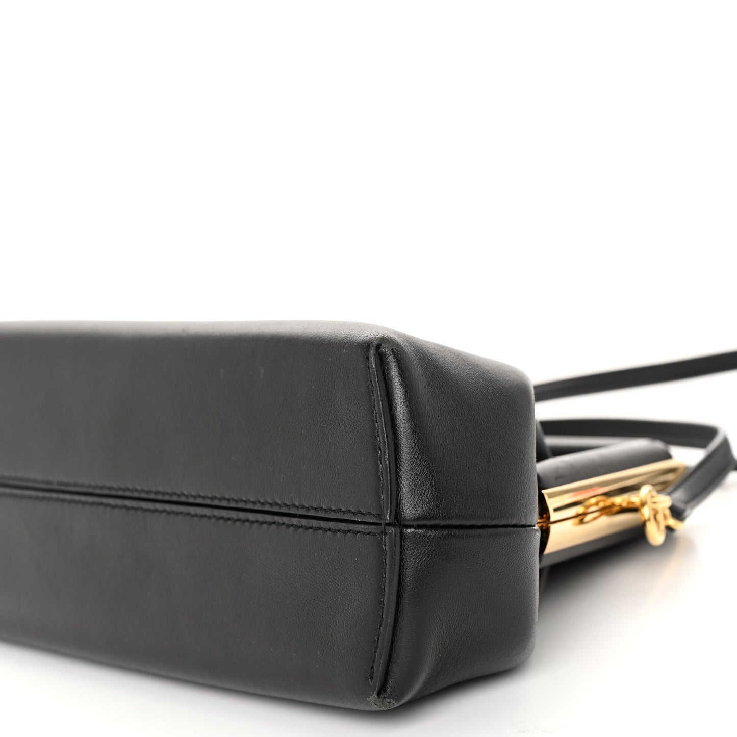 Shiny Nappa Small Fendi First Black