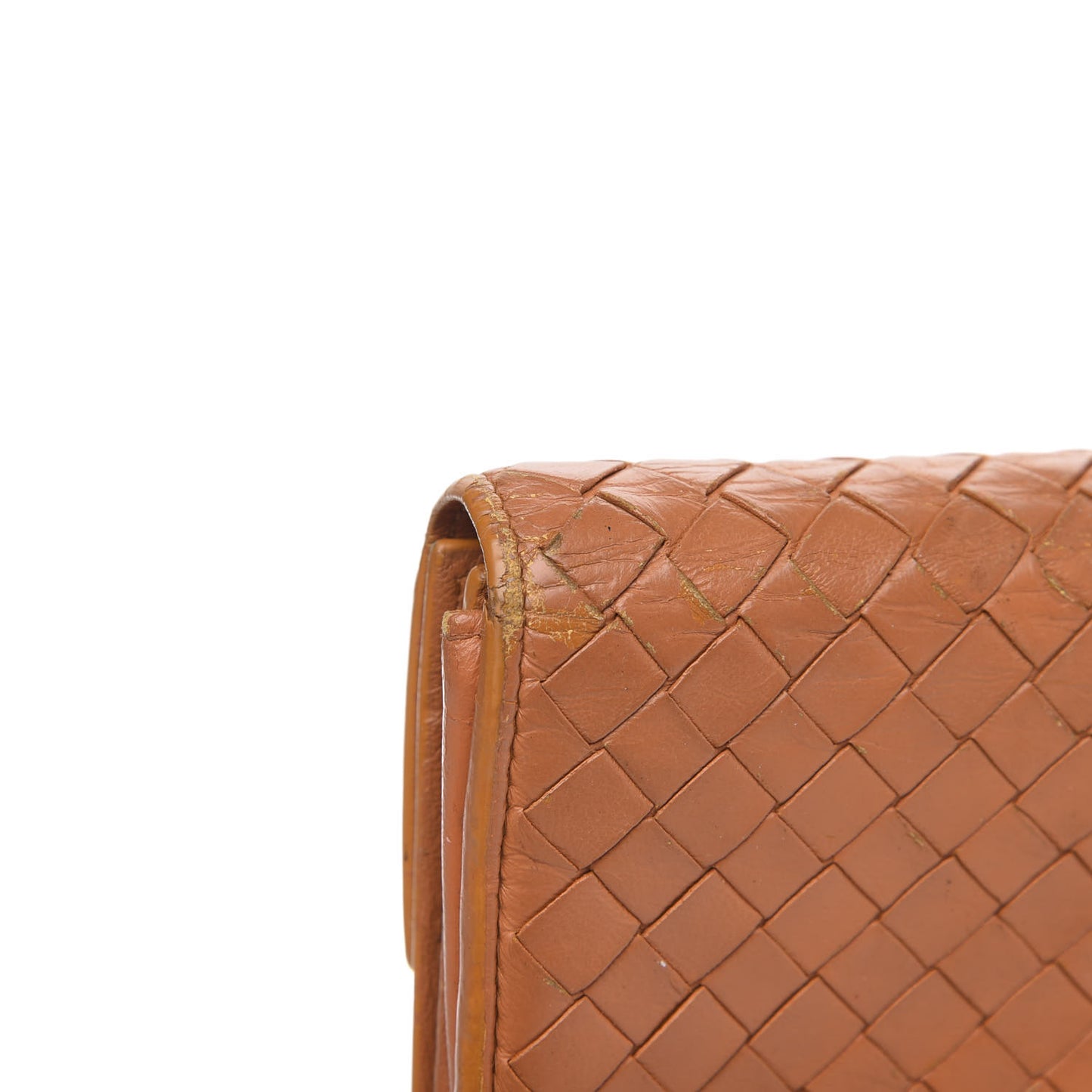 Nappa Intrecciato Continental Flap Wallet Topaz