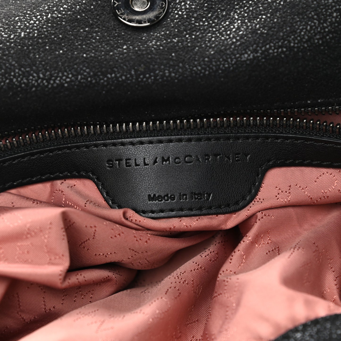 Shaggy Deer Small Falabella Tote Black