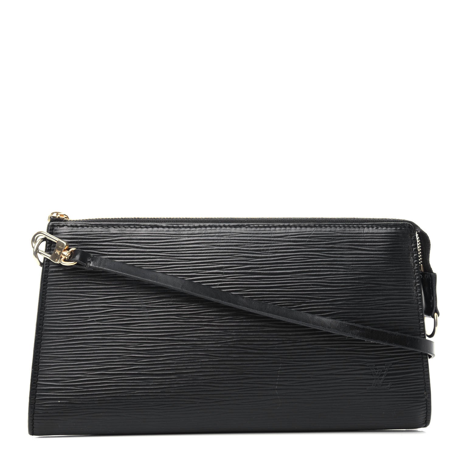 Louis Vuitton Epi Pochette Accessories 24 Black 1 of 11