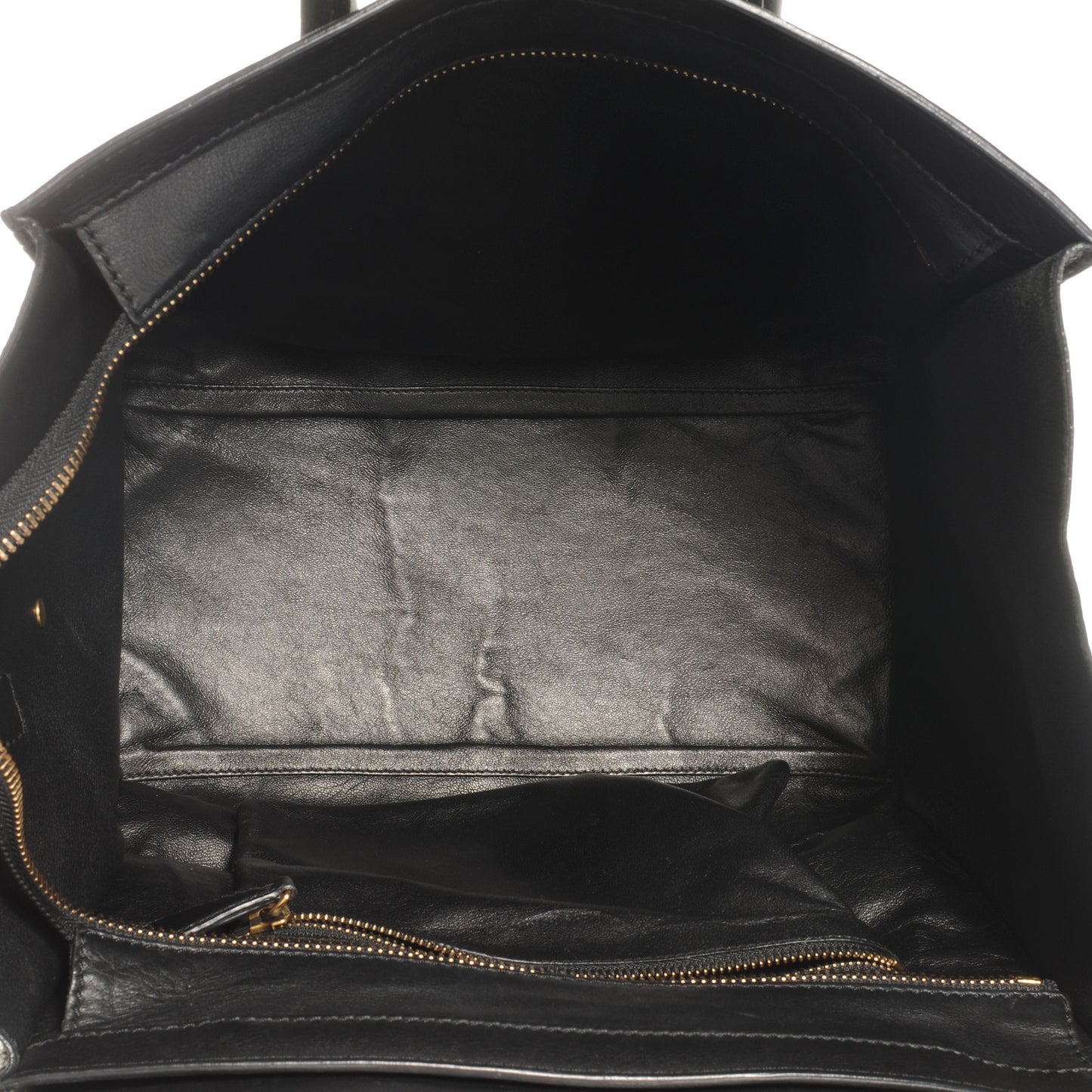 Smooth Calfskin Mini Luggage Black