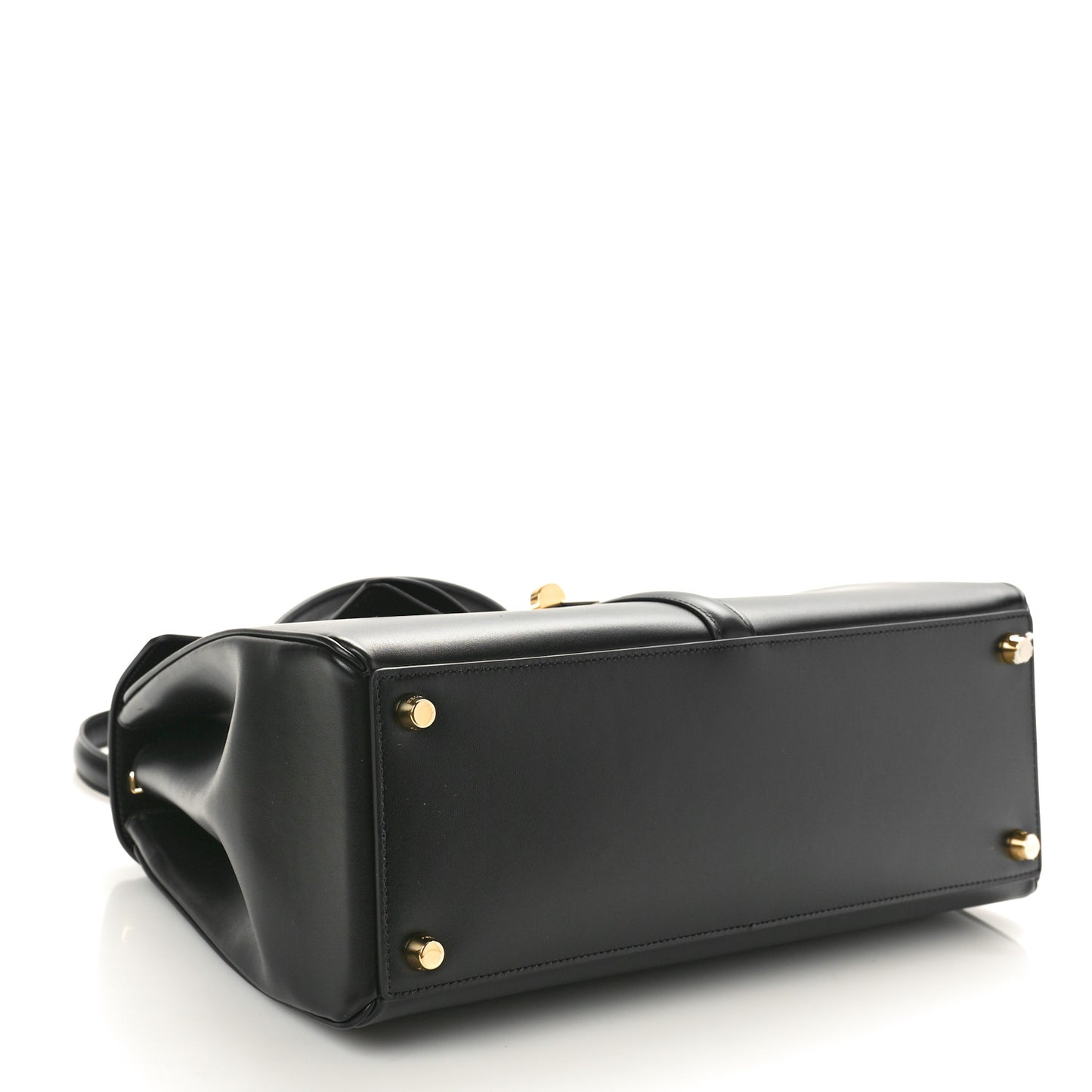 Calfskin Classique 16 Top Handle Bag Black