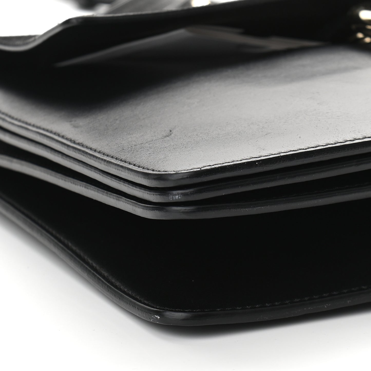 Suede Calfskin Medium Faye Shoulder Bag Black