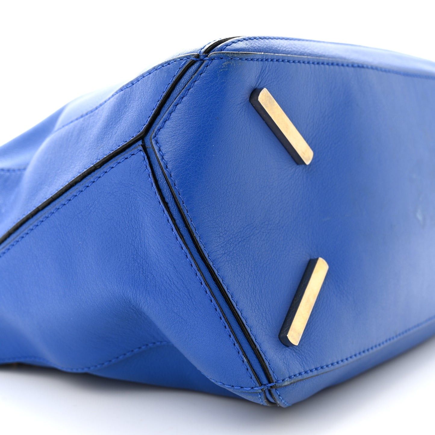 Calfskin Medium Puzzle Bag Marine